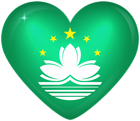 Macau Large Heart Flag