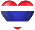 Thailand Large Heart Flag