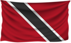 Trinidad and Tobago Wrinkled Flag