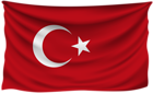 Turkey Wrinkled Flag