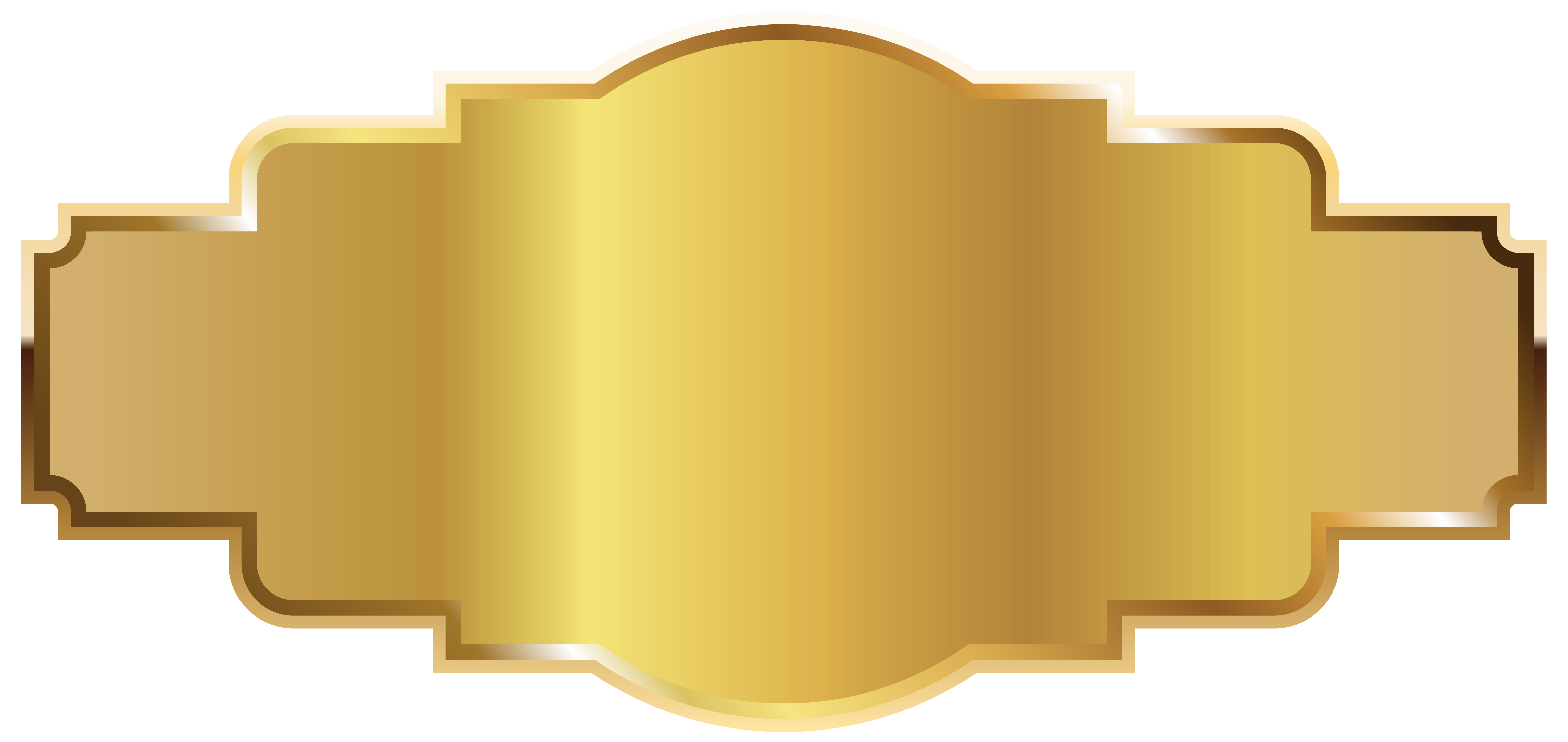 gold name plate png