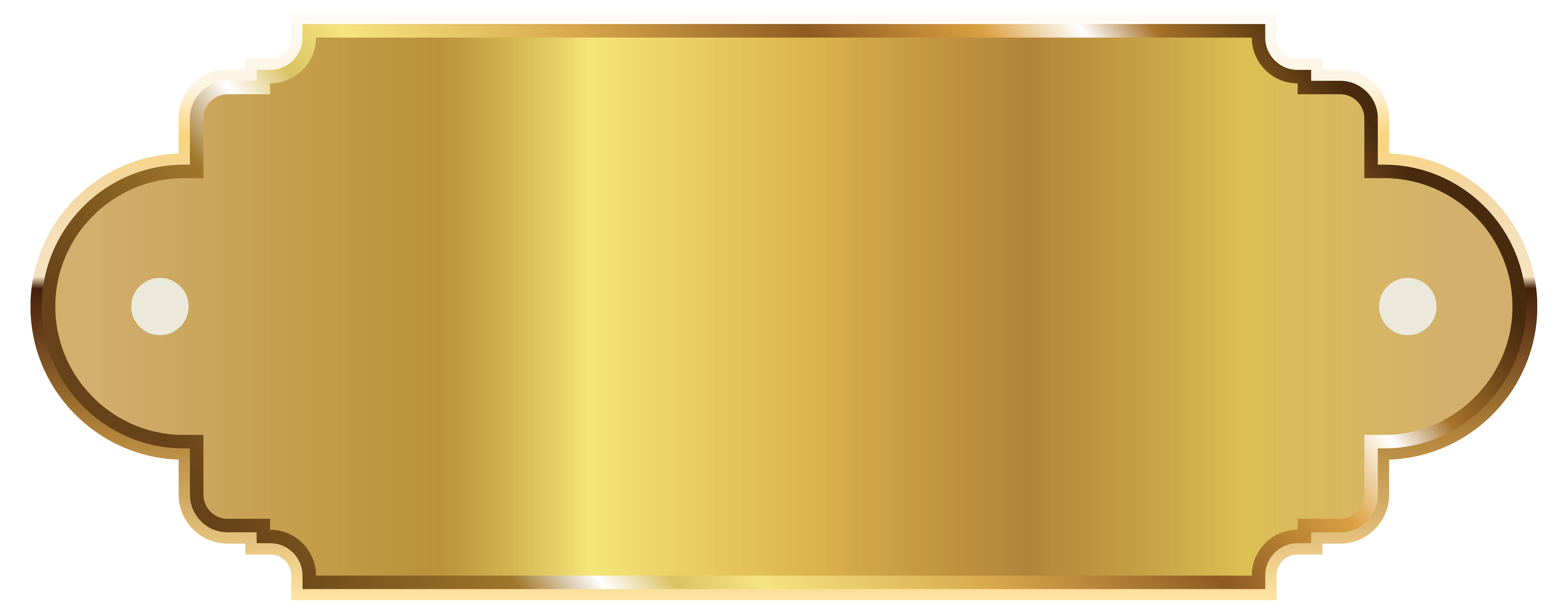 gold plaque clip art