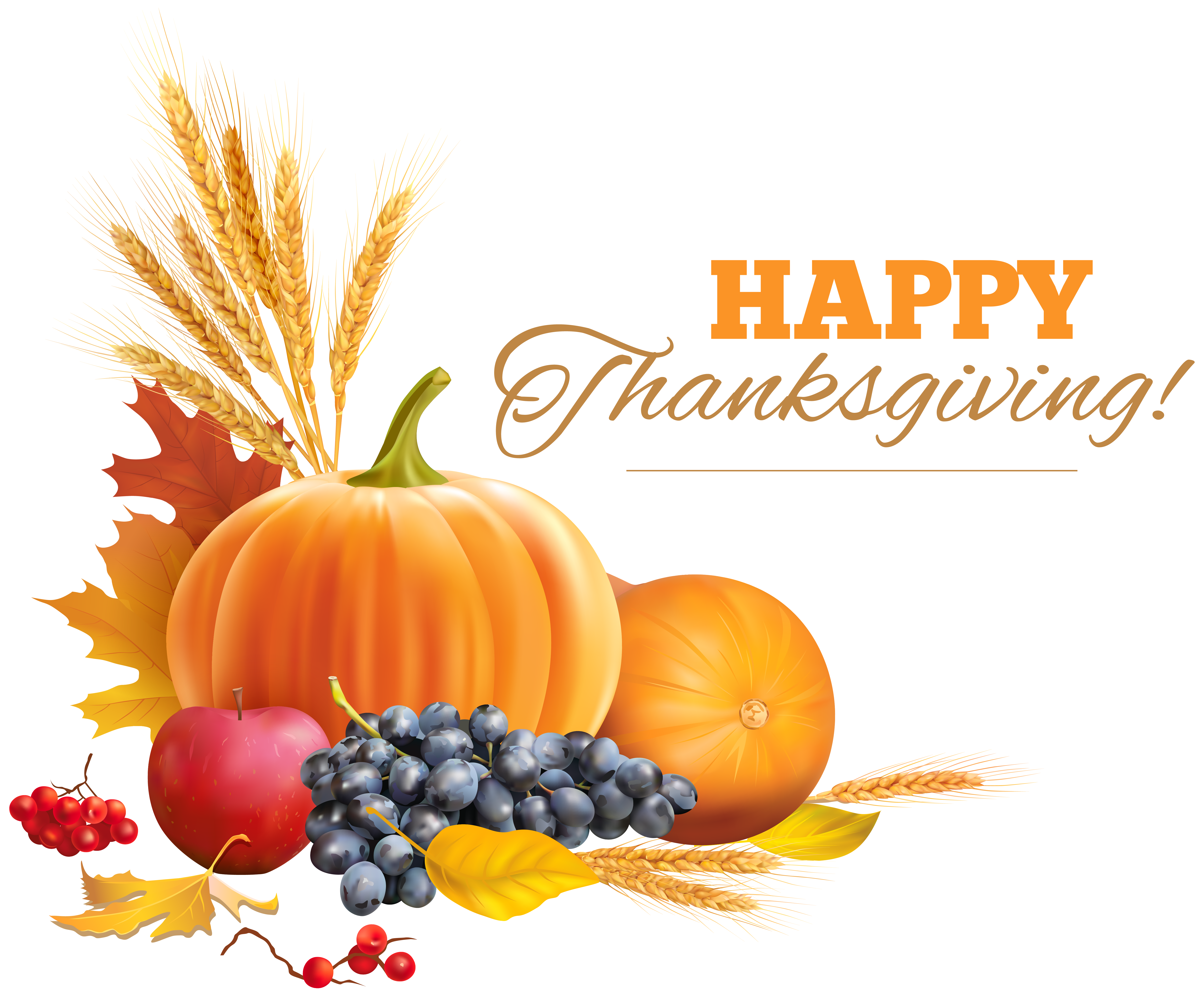 happy thanksgiving clip art borders