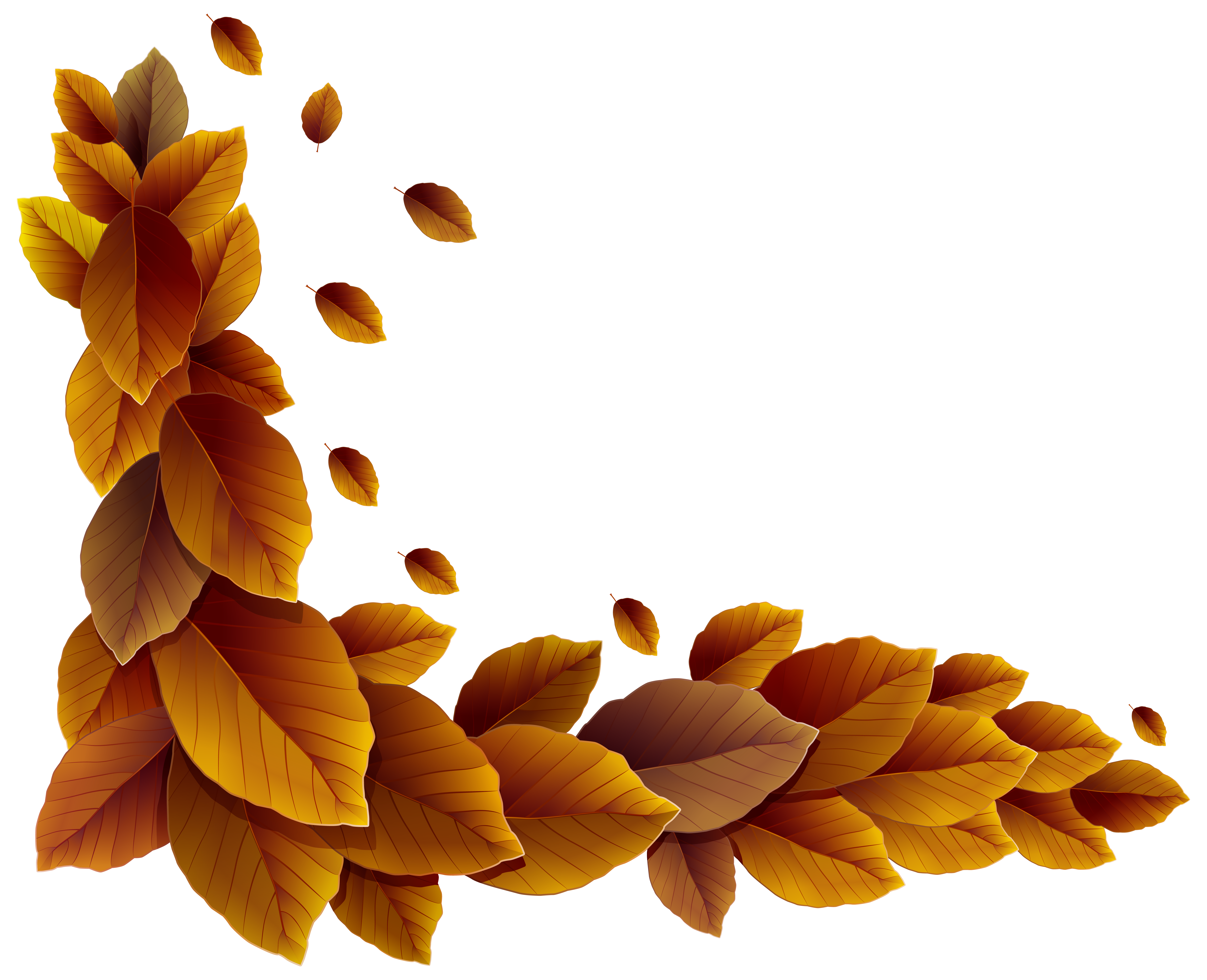 Gold Leaves Decor PNG Clipart​  Gallery Yopriceville - High-Quality Free  Images and Transparent PNG Clipart