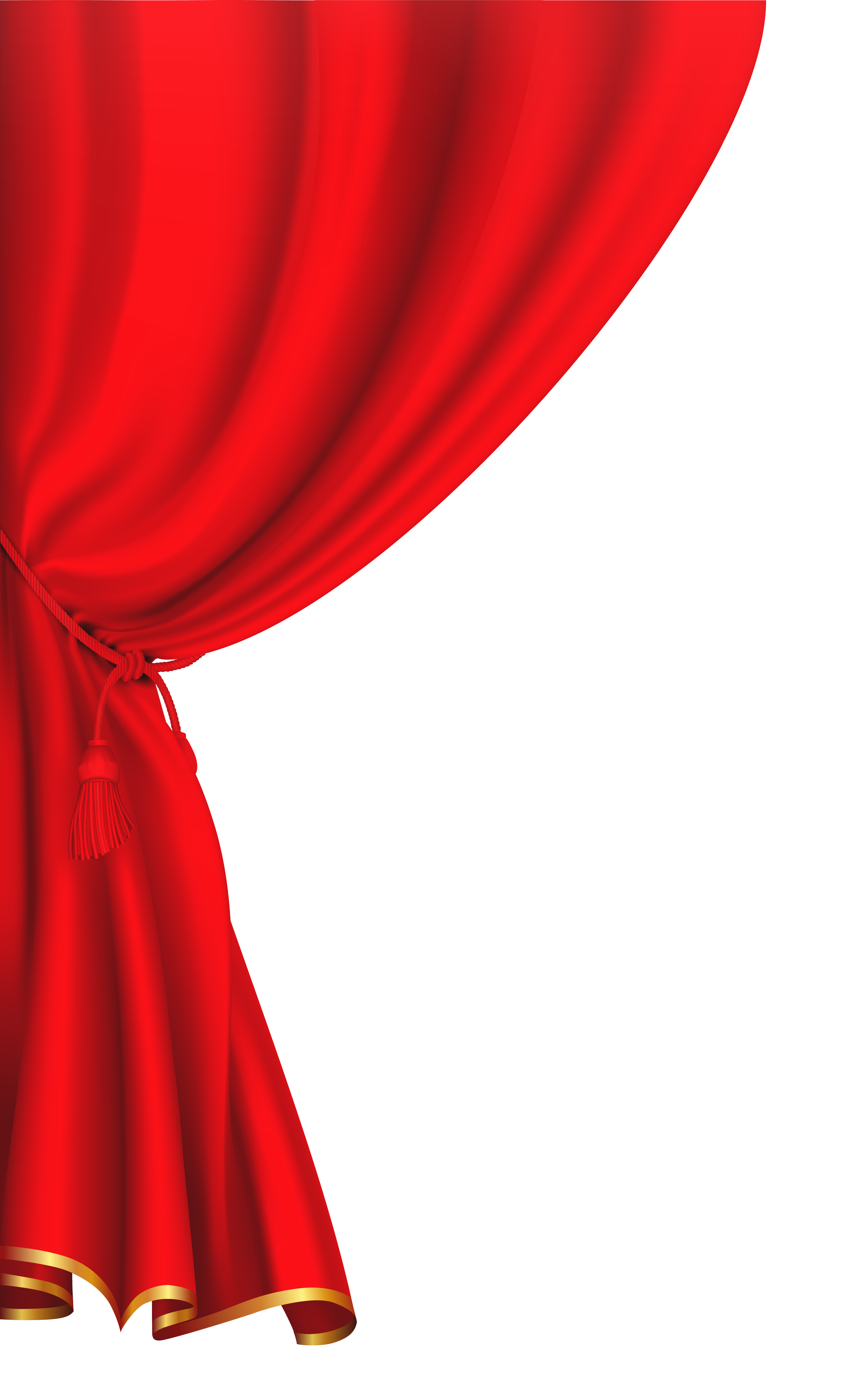 hollywood red curtain clip art