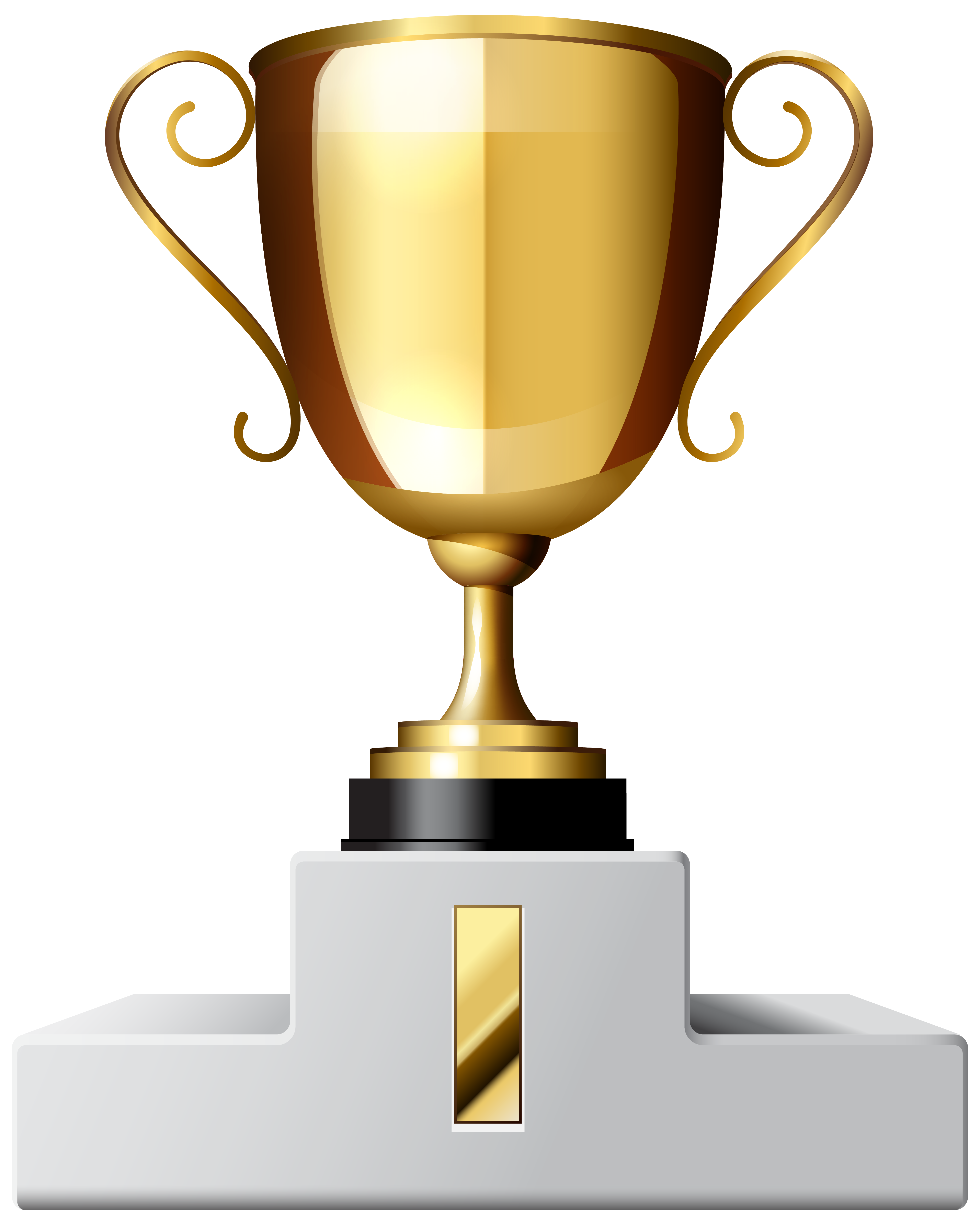 First Place Trophy Clipart