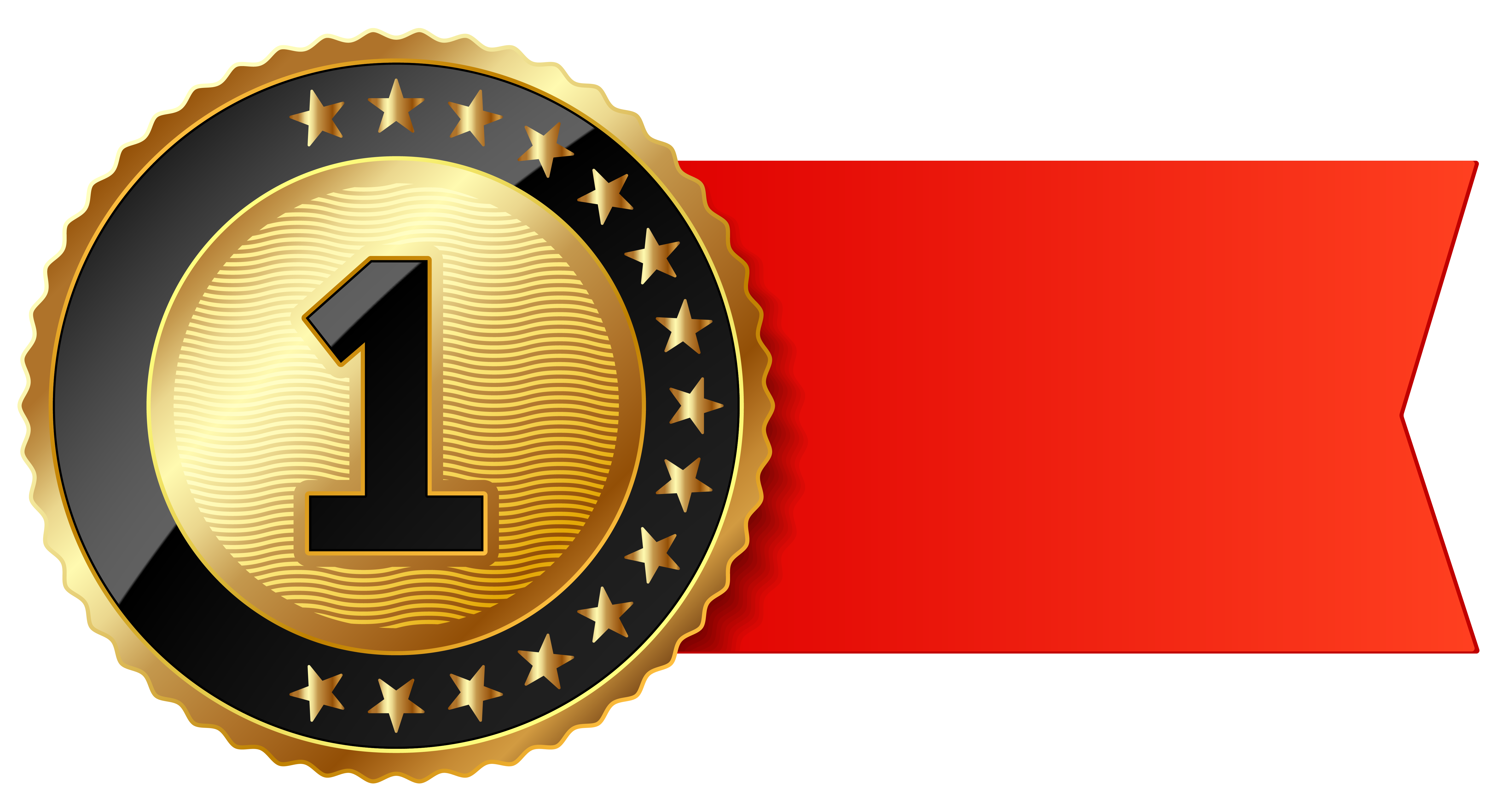 number 1 ribbon png