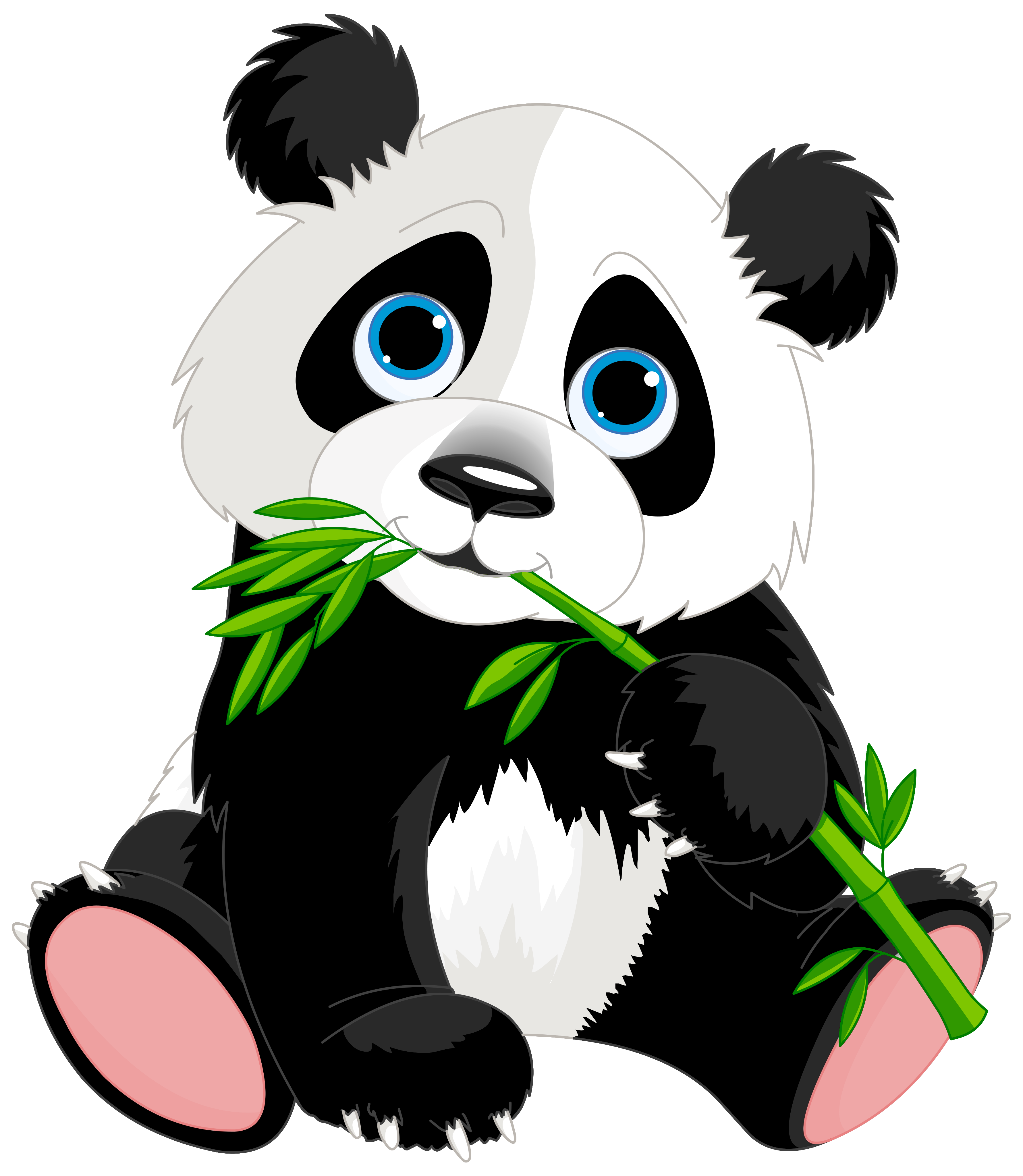 cute panda cartoon