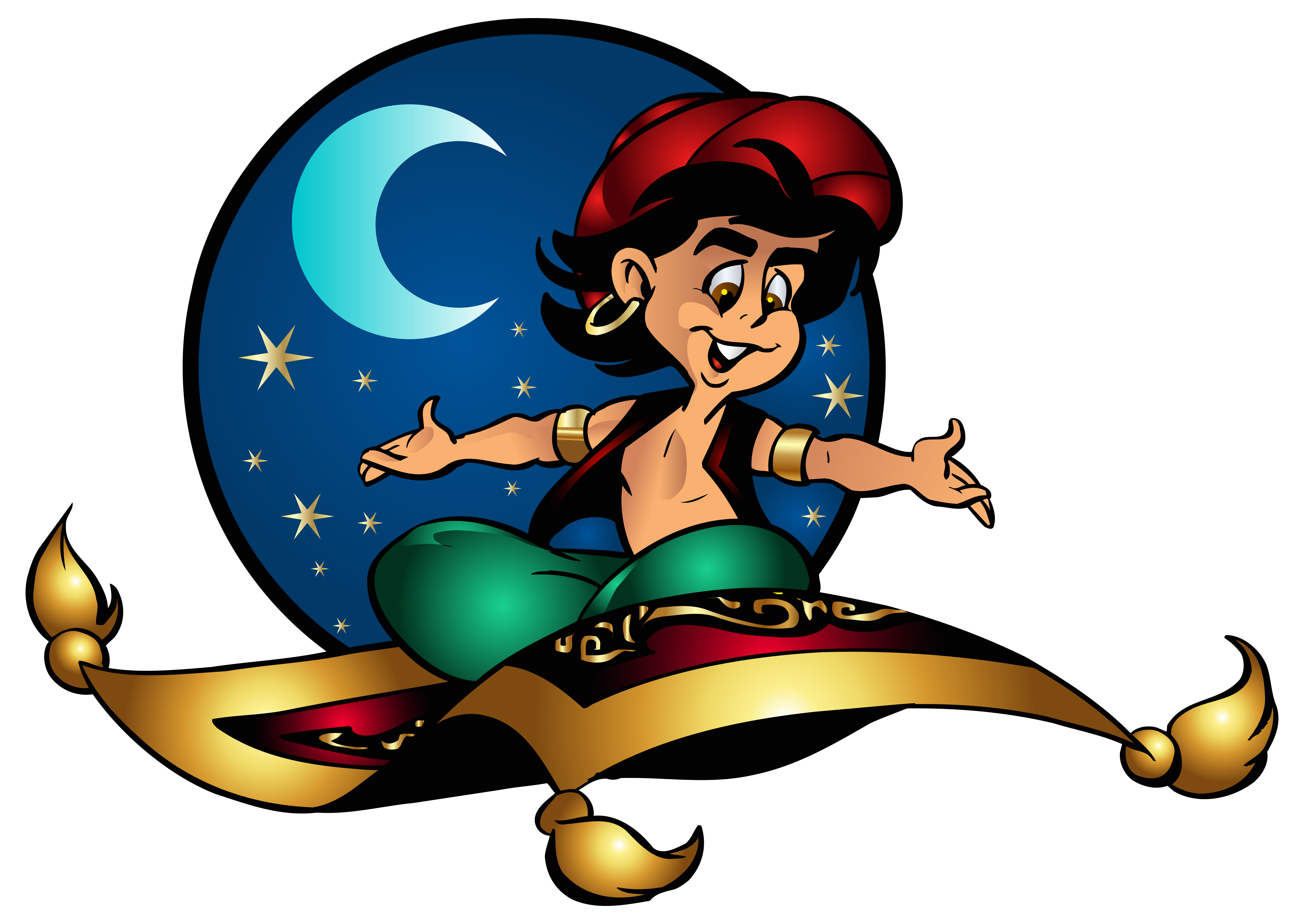 flying carpet cartoon