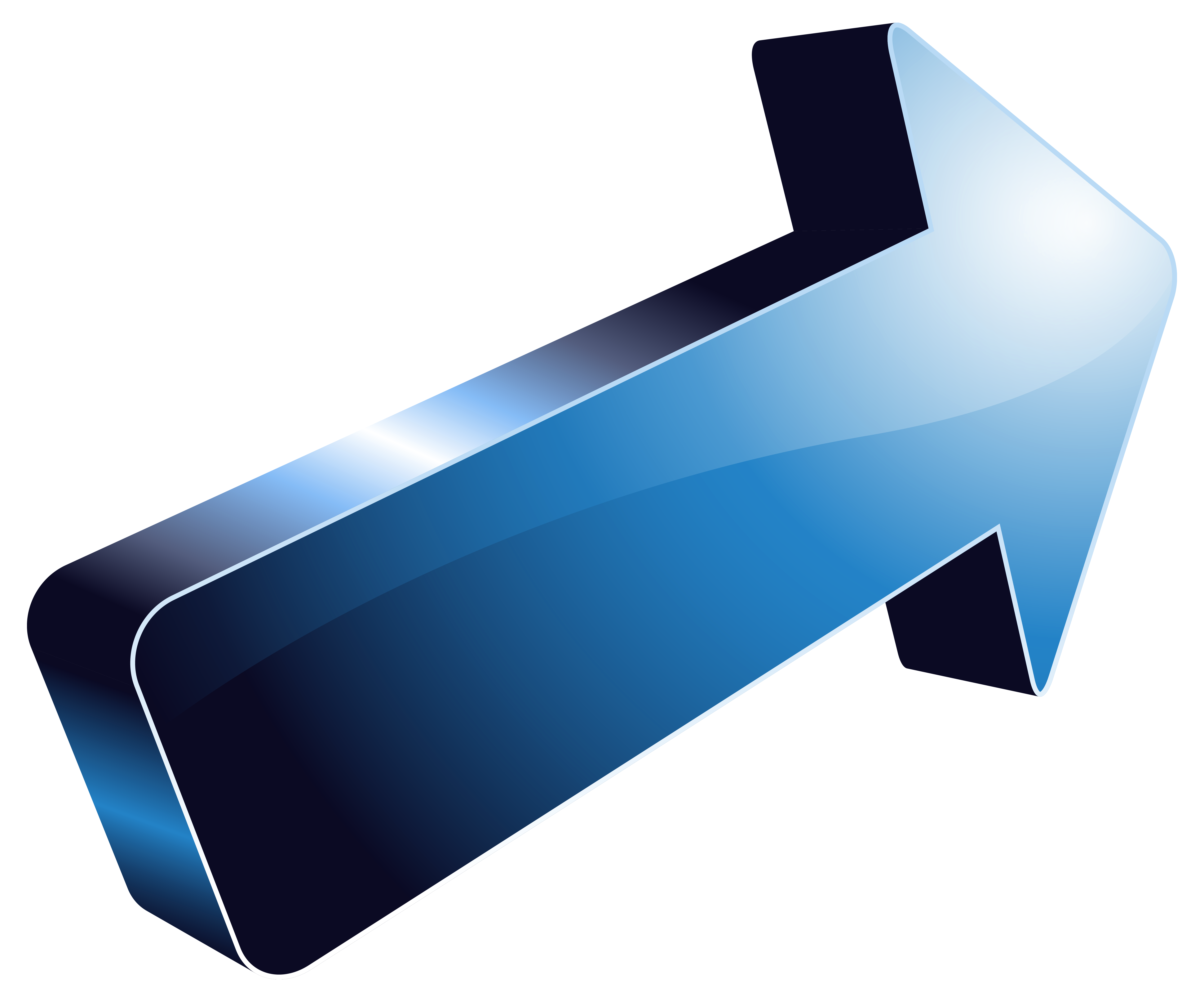 blue arrow icon