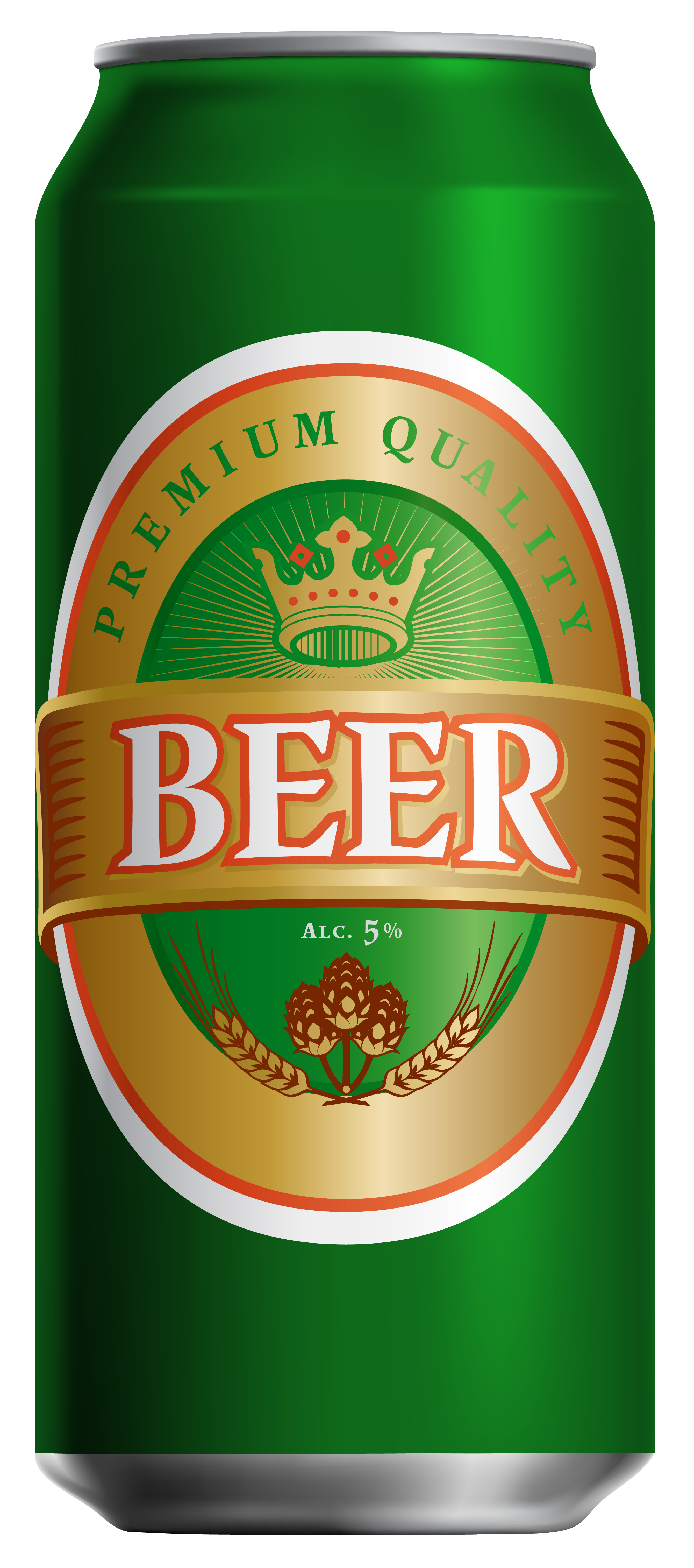 Beer Can PNG Clip Art Image​  Gallery Yopriceville - High-Quality