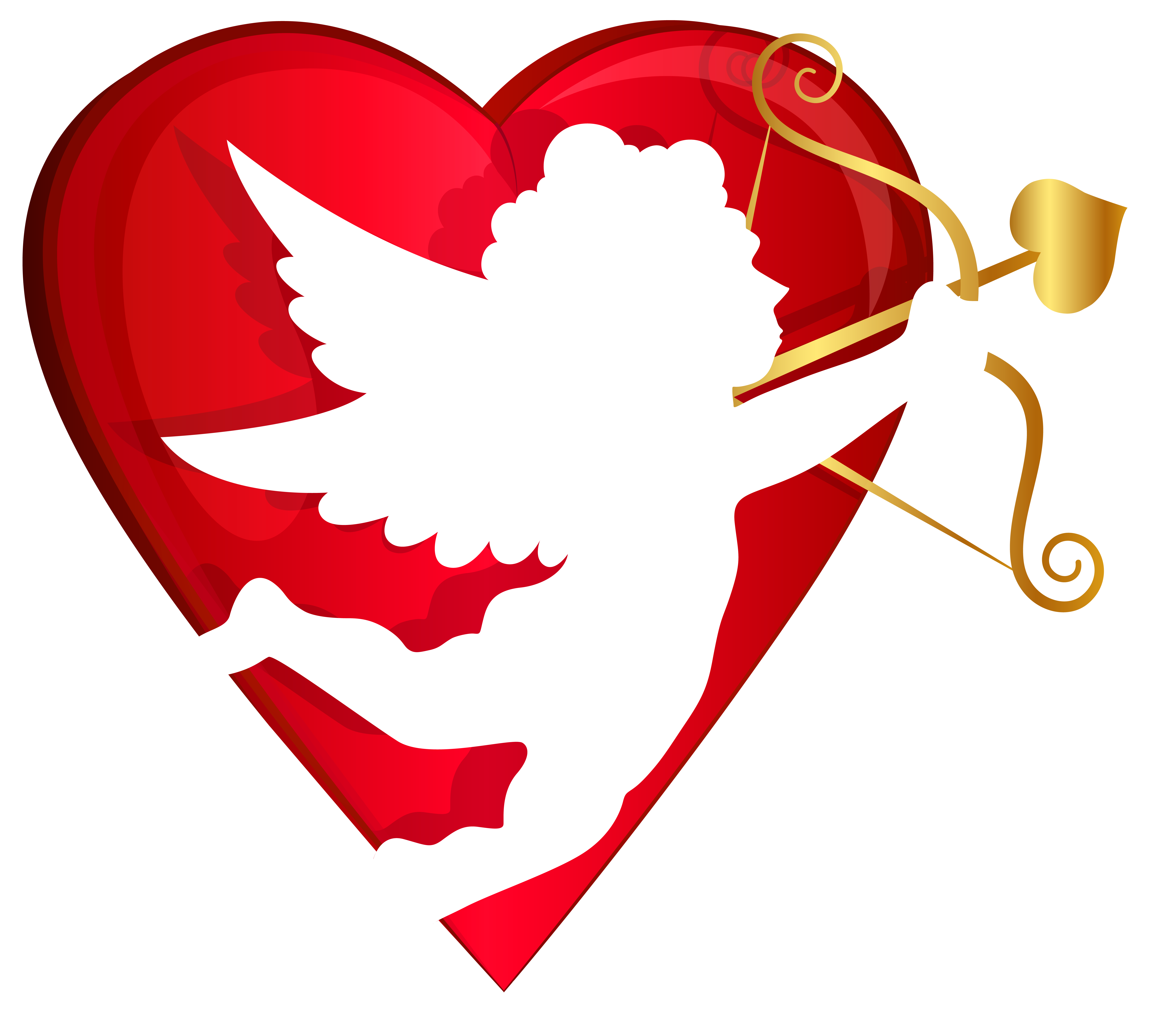 red cupid clipart