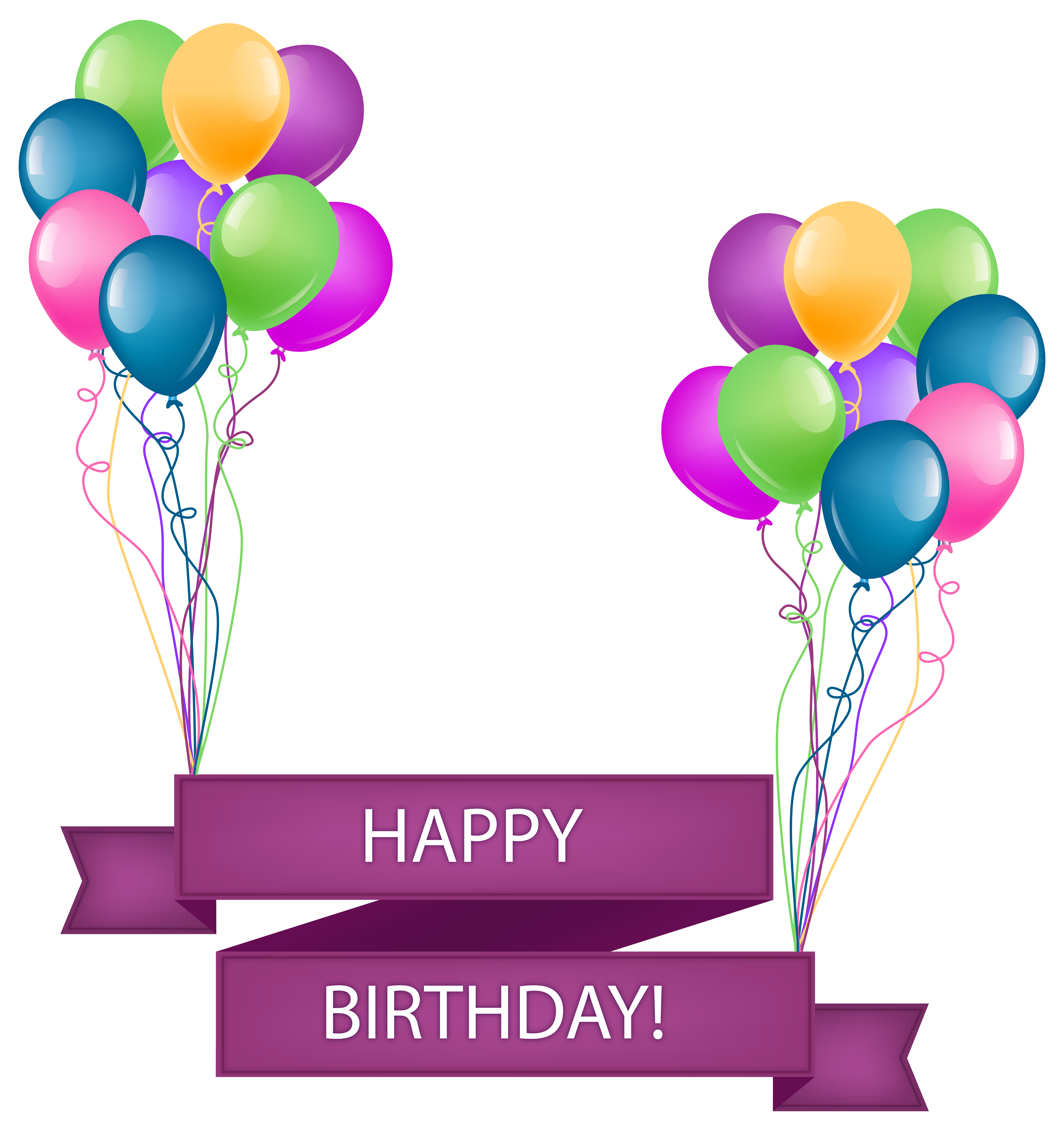 Happy Birthday with Balloons Gif Animation​  Gallery Yopriceville -  High-Quality Free Images and Transparent PNG Clipart