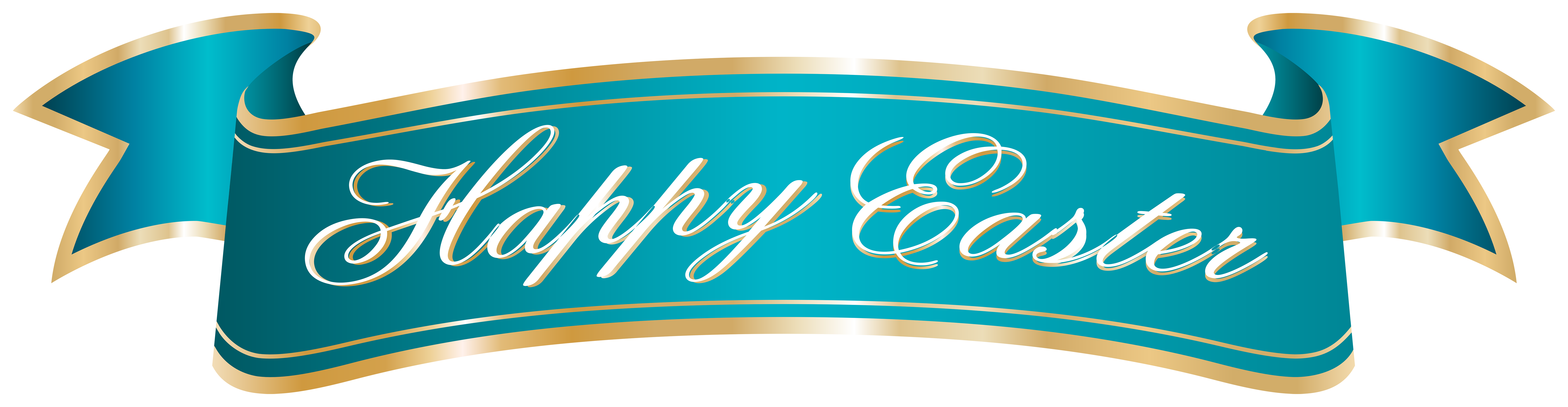 happy easter banner png