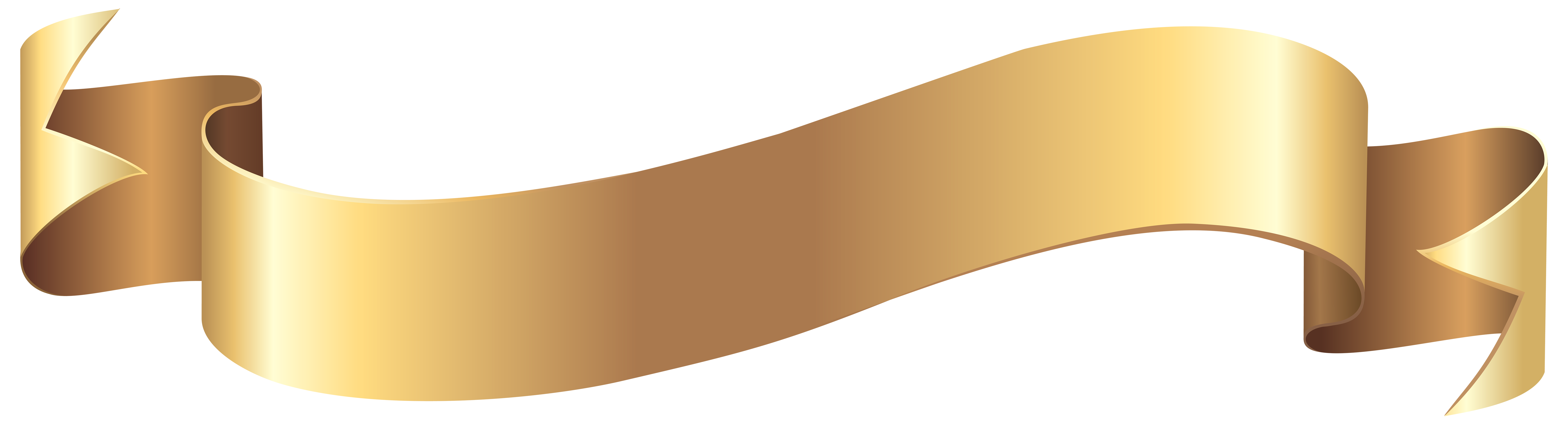 gold banner png