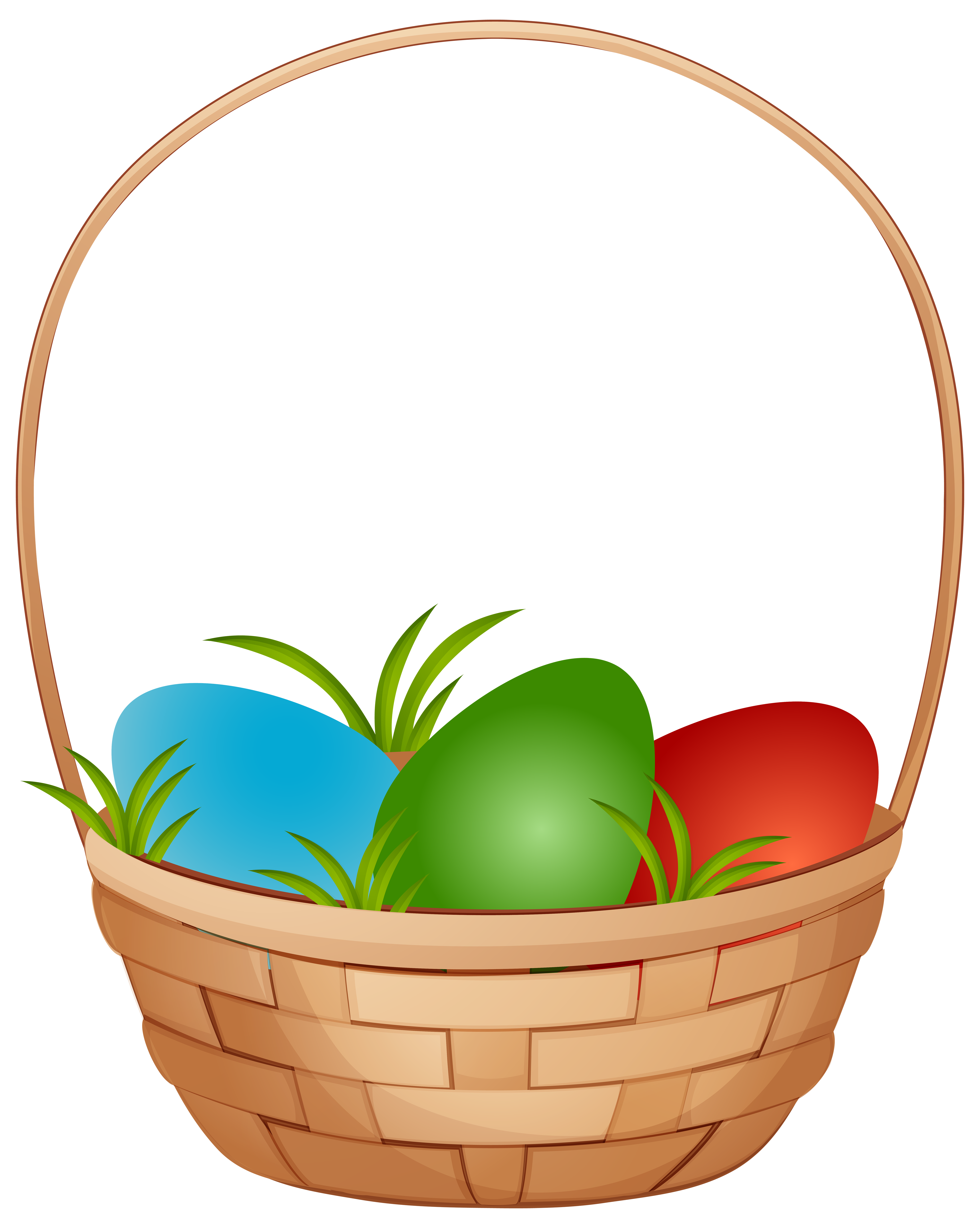 Easter Basket Eggs transparent PNG - StickPNG