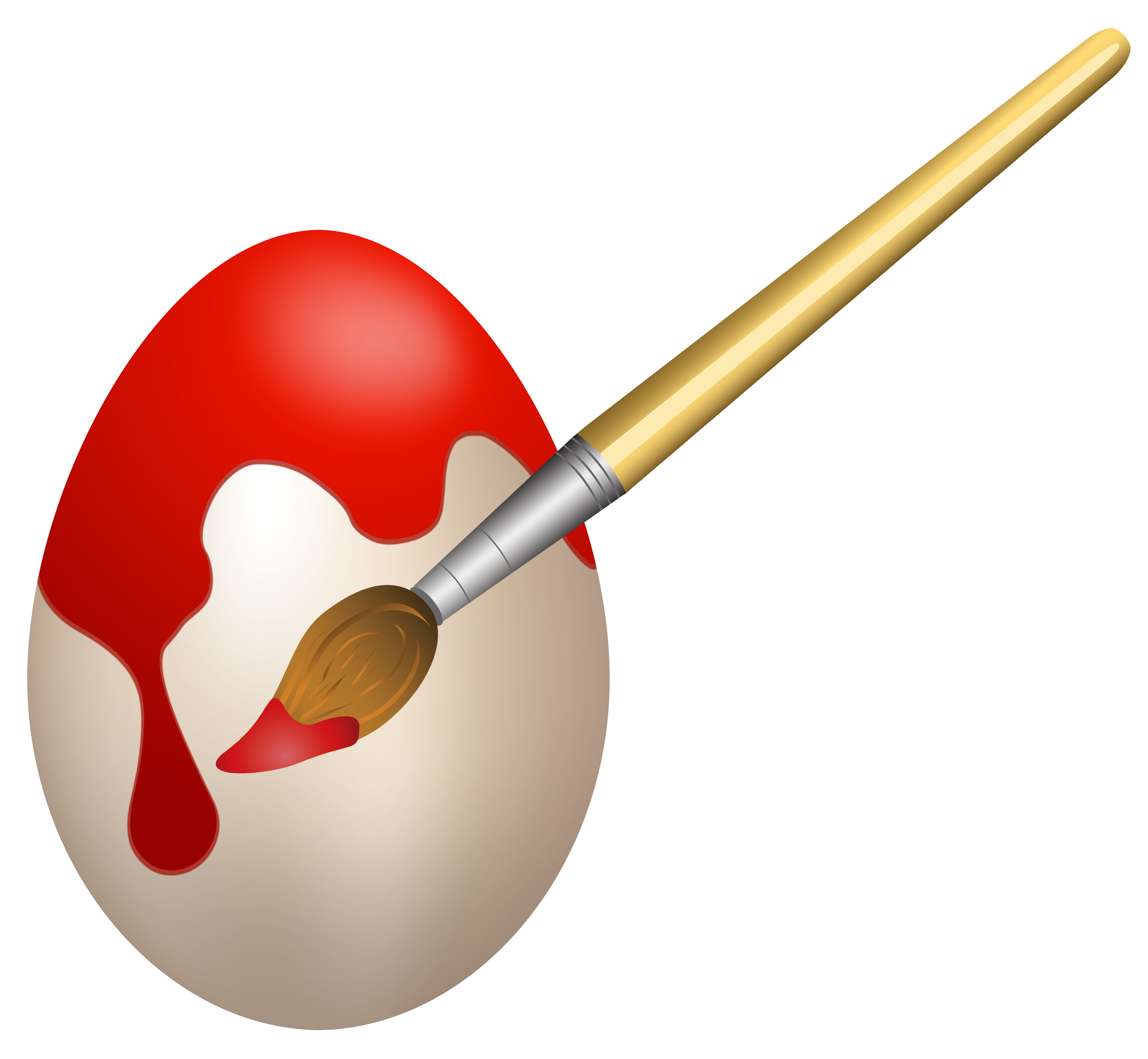 Red Easter Decorative Egg PNG Clip Art - Best WEB Clipart