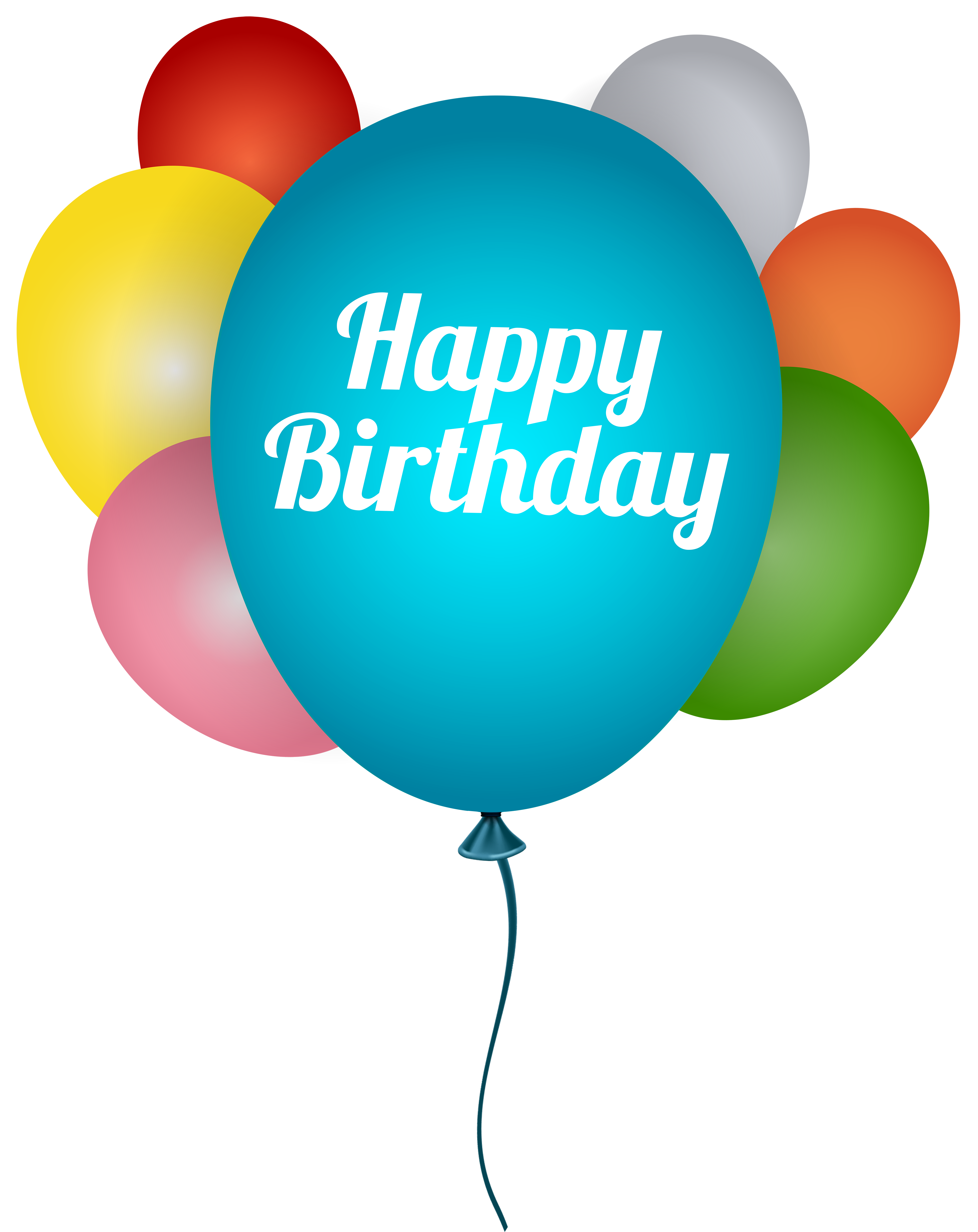 Happy Birthday Balloons Clip Art