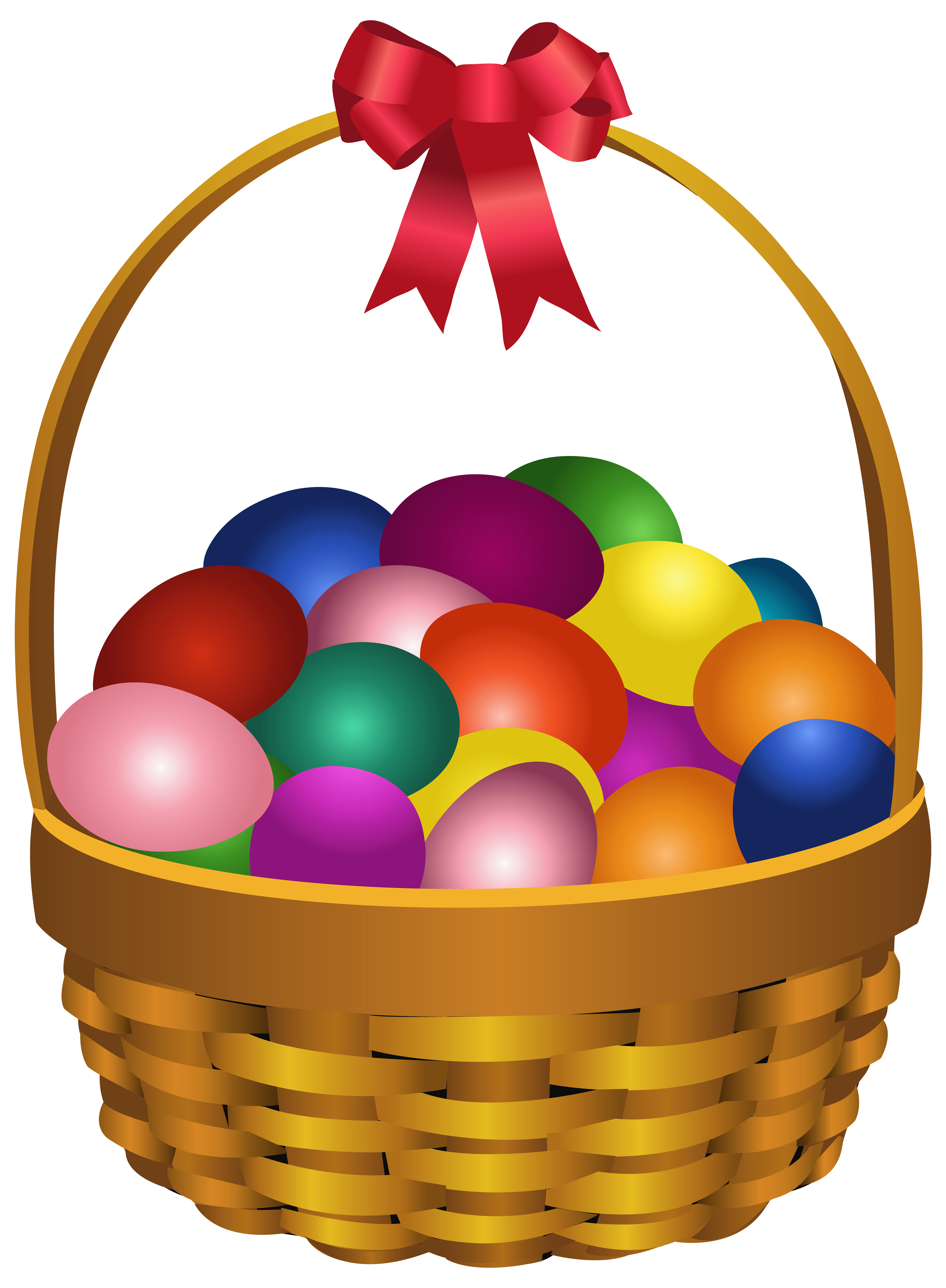 Easter Basket Eggs transparent PNG - StickPNG