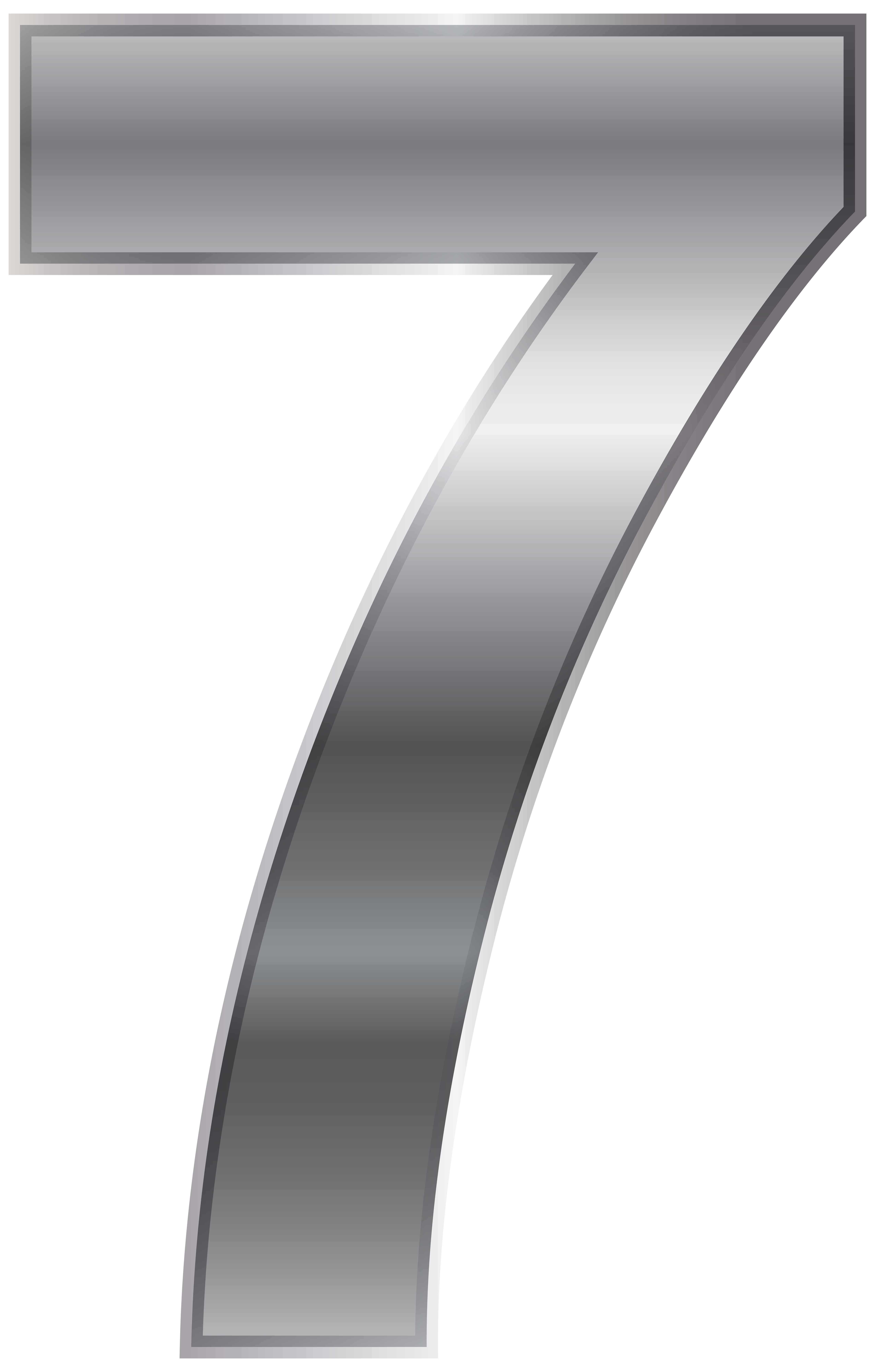 Silver Number Seven Png Transparent Clip Art Image Gallery Yopriceville High Quality Images And Transparent Png Free Clipart