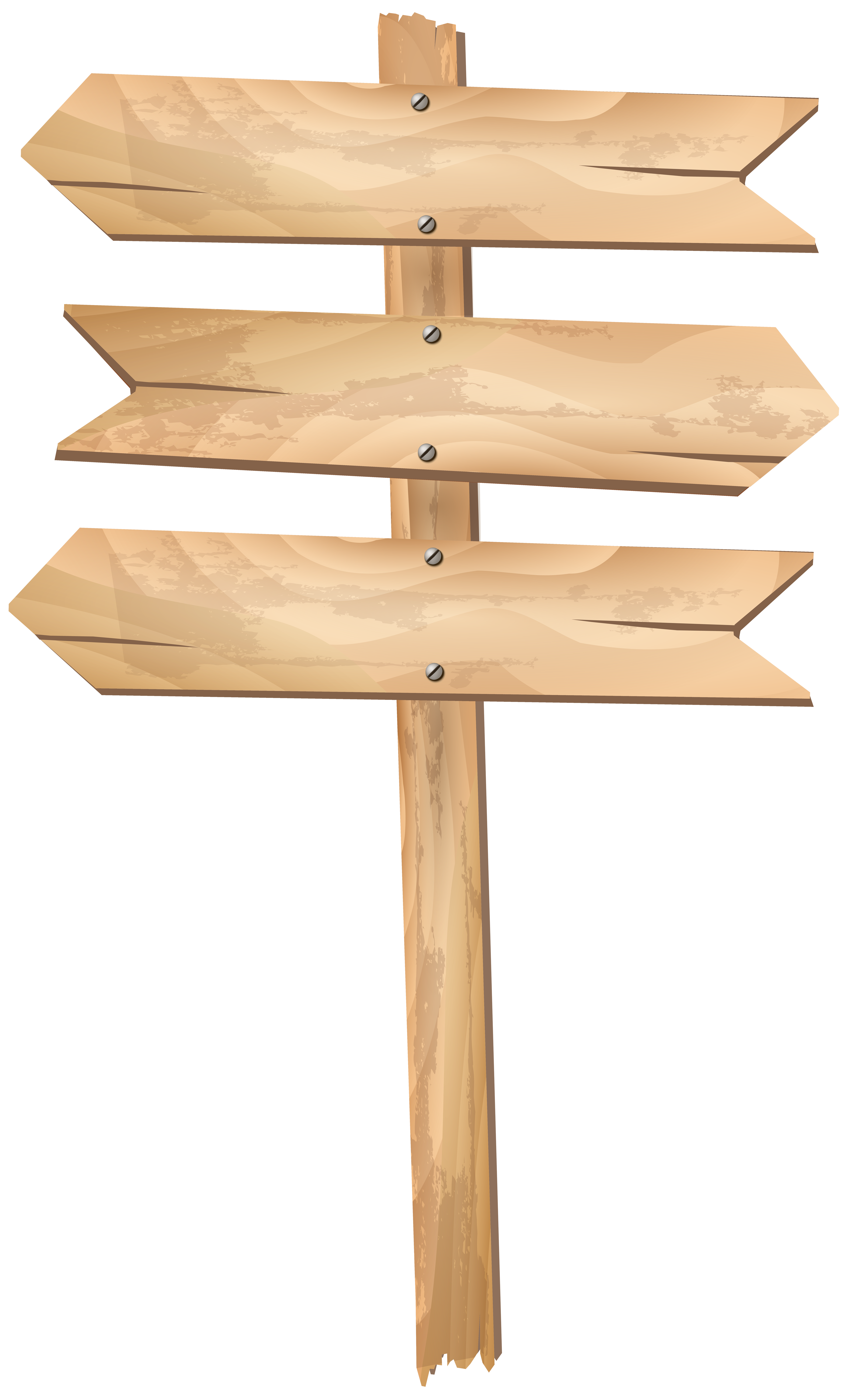 wood sign post png