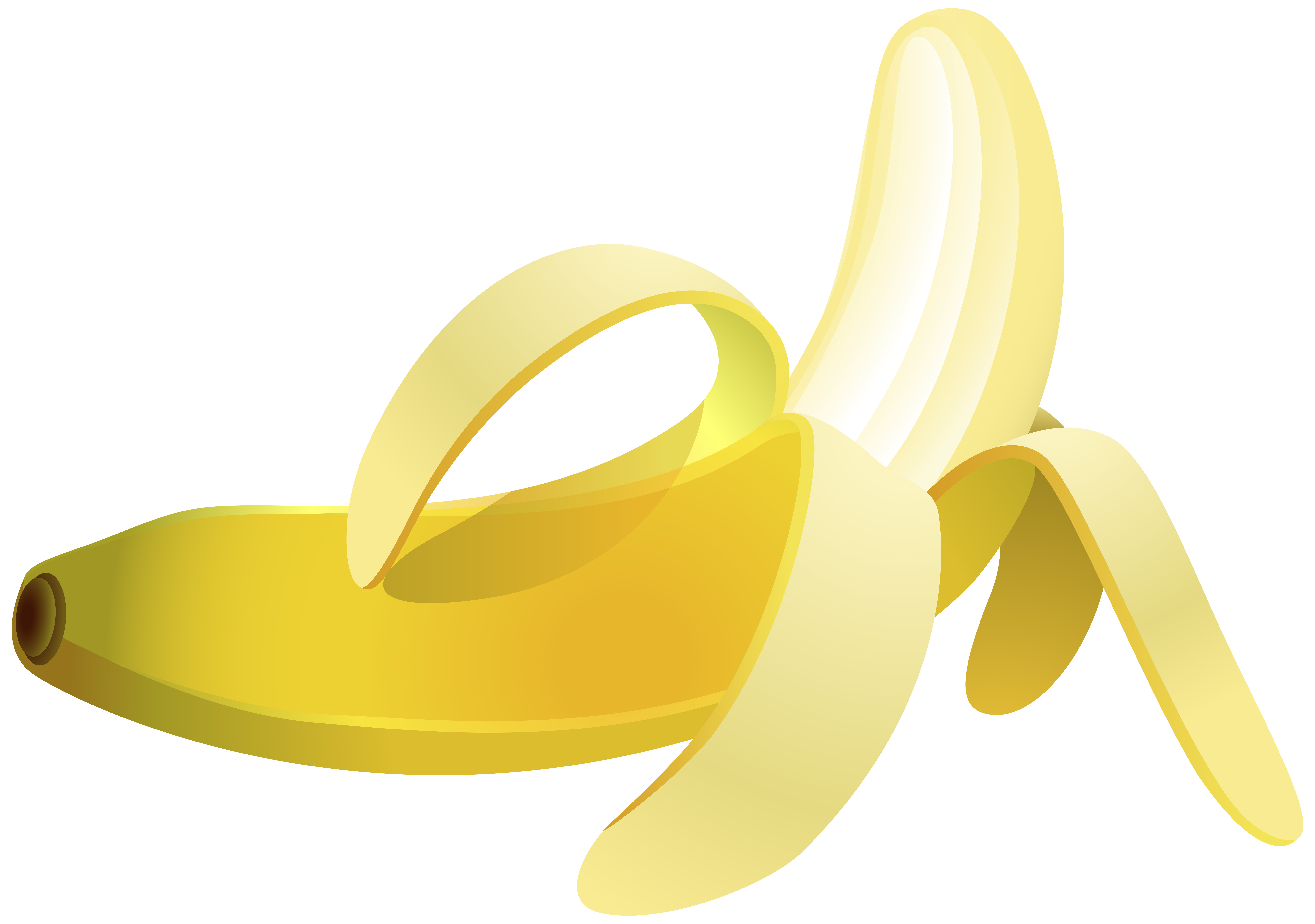 Peeled Banana Transparent Image​  Gallery Yopriceville - High-Quality Free  Images and Transparent PNG Clipart