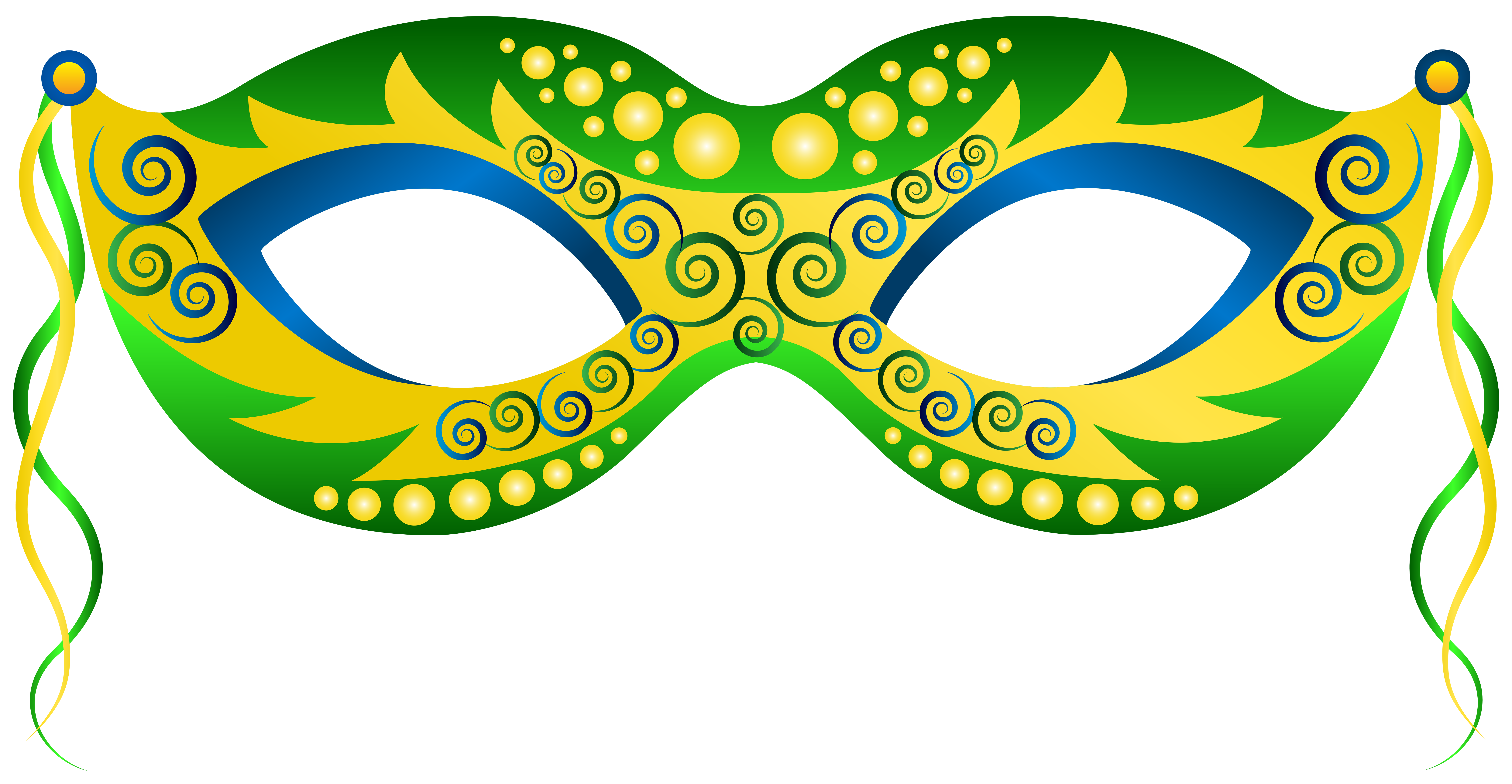 Download Green Yellow Carnival Mask Png Clip Art Image Gallery Yopriceville High Quality Images And Transparent Png Free Clipart PSD Mockup Templates