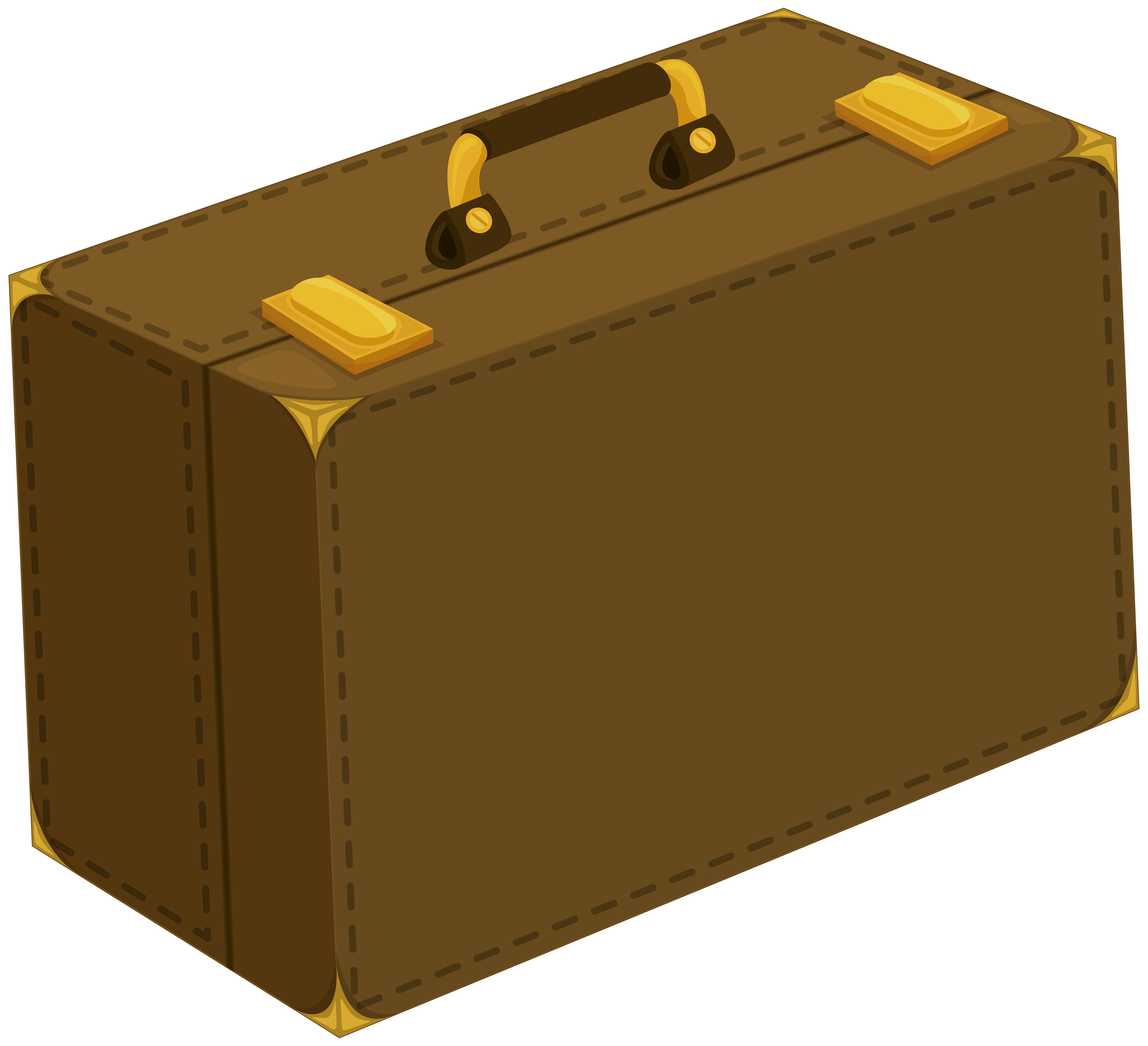 Brown Suitcase PNG Clip Art Image​  Gallery Yopriceville - High-Quality  Free Images and Transparent PNG Clipart