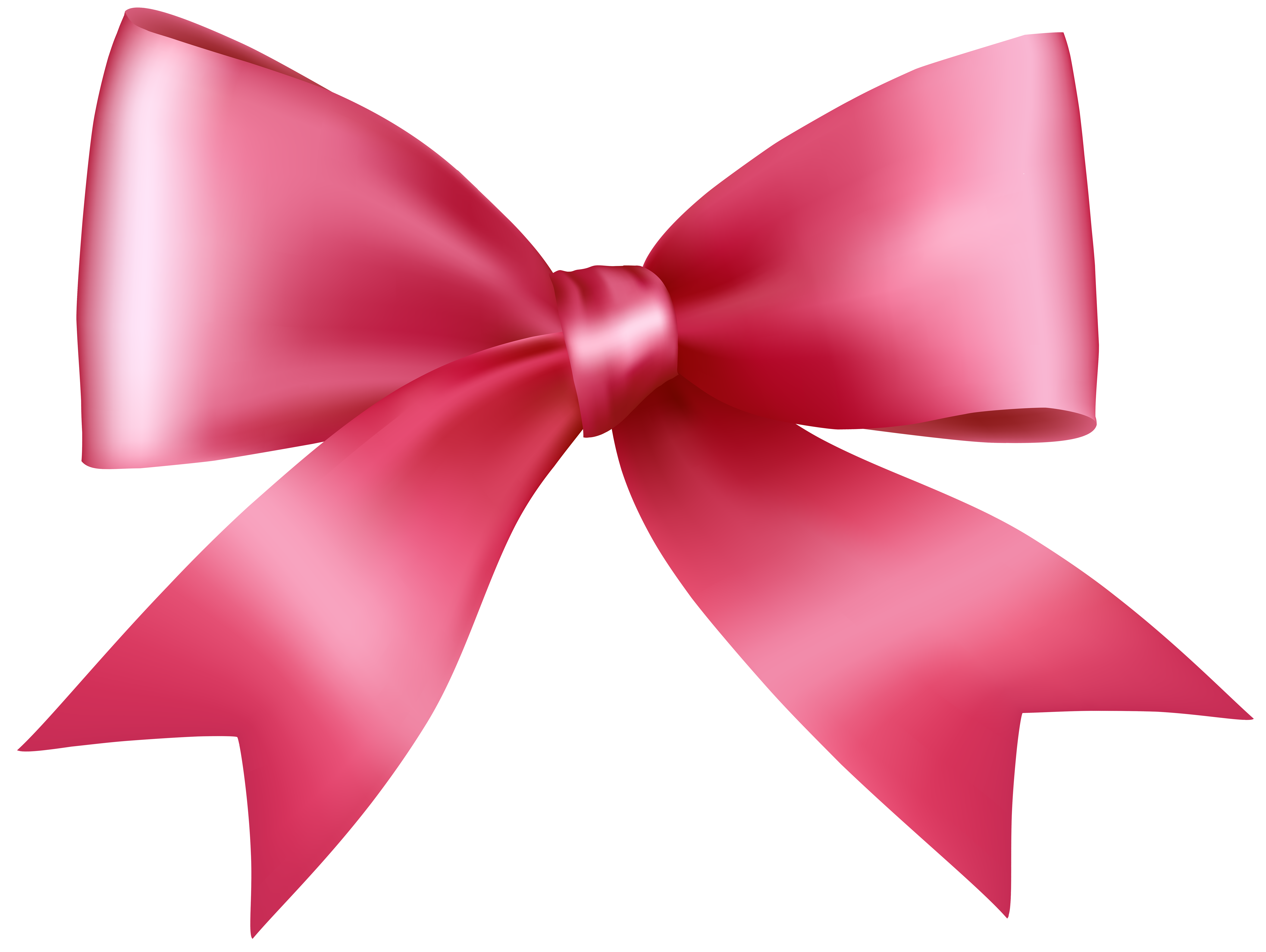 Pink Bow Transparent PNG Clip Art Image​  Gallery Yopriceville -  High-Quality Free Images and Transparent PNG Clipart