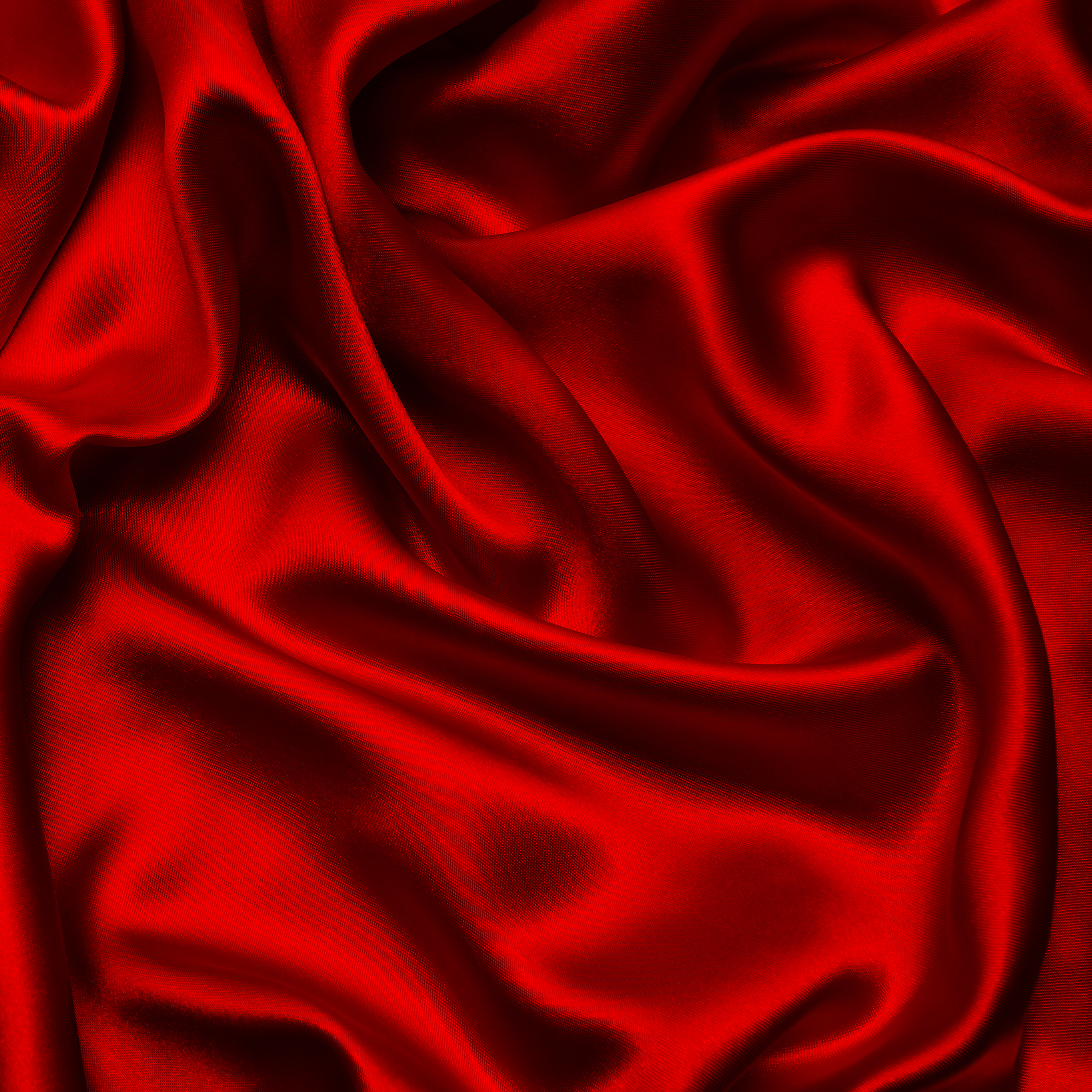 Red silk satin fabric high quality