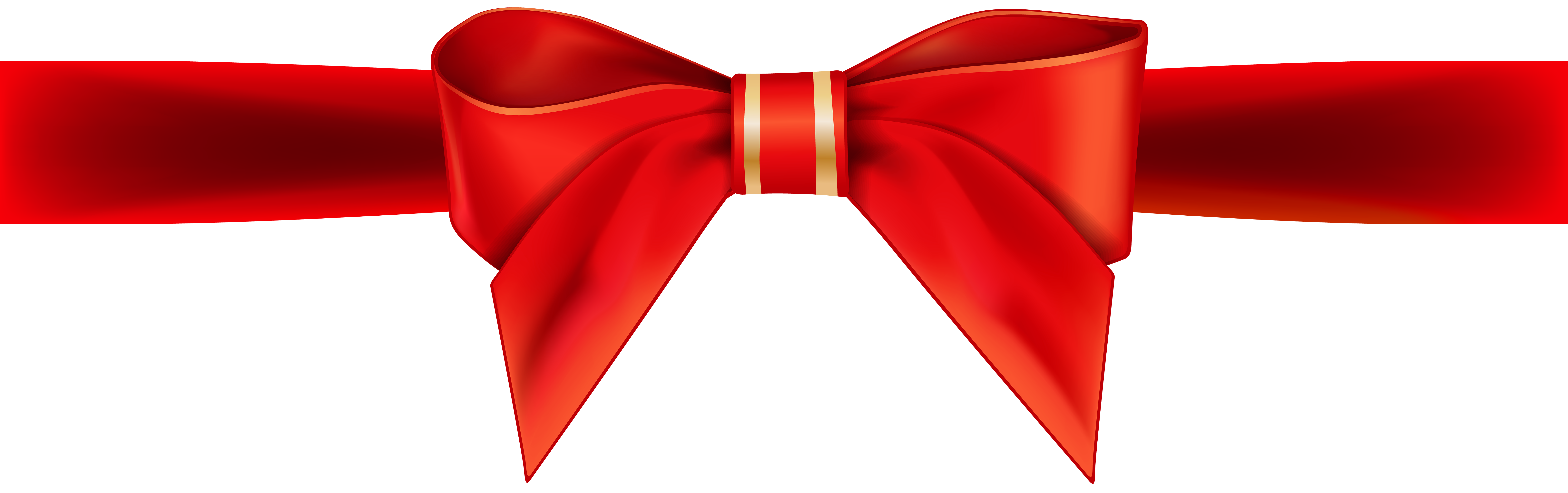 red ribbon bow