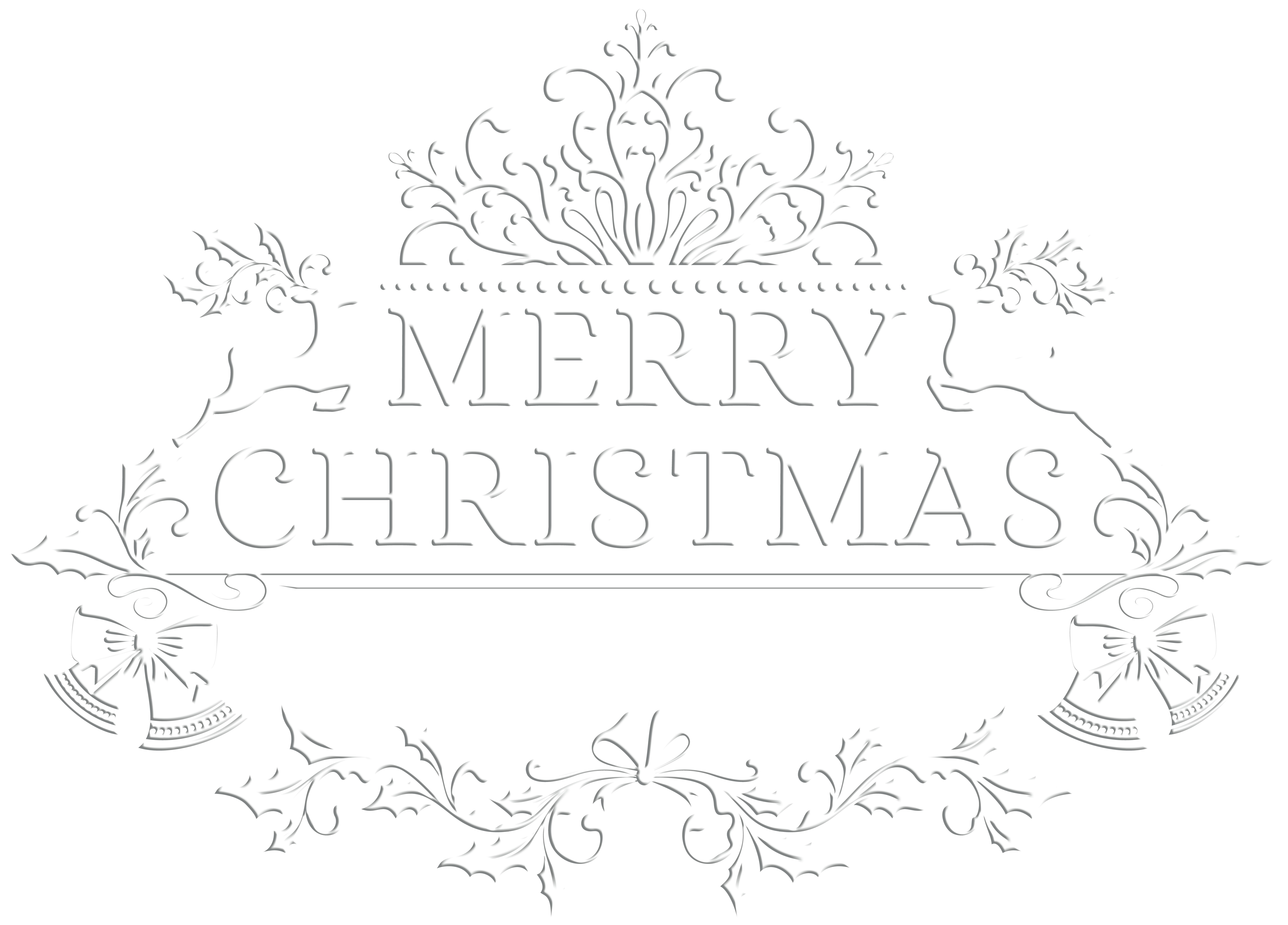 Download Merry Christmas White Transparent Png Clip Art Image Gallery Yopriceville High Quality Images And Transparent Png Free Clipart SVG Cut Files