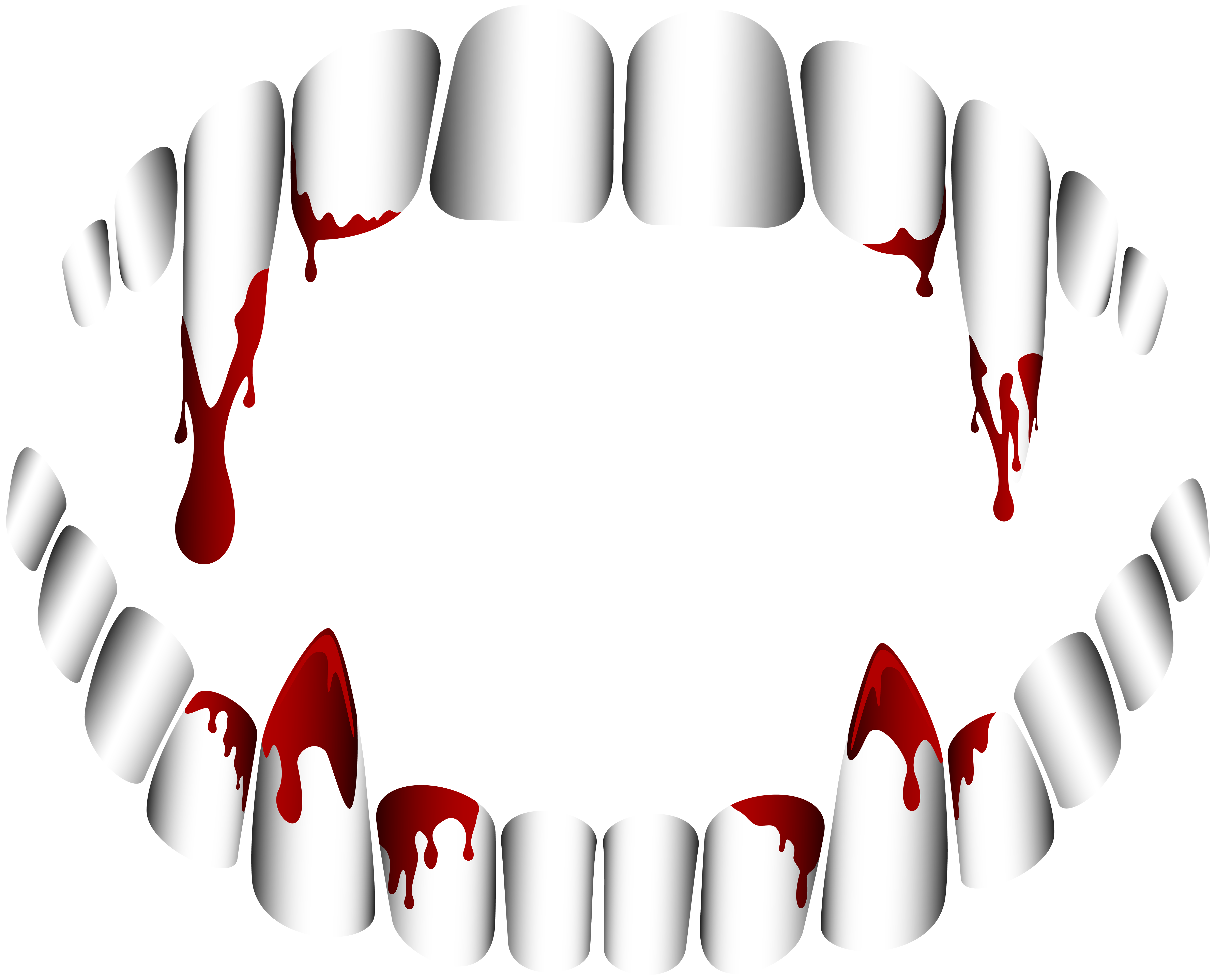 clipart vampire fangs