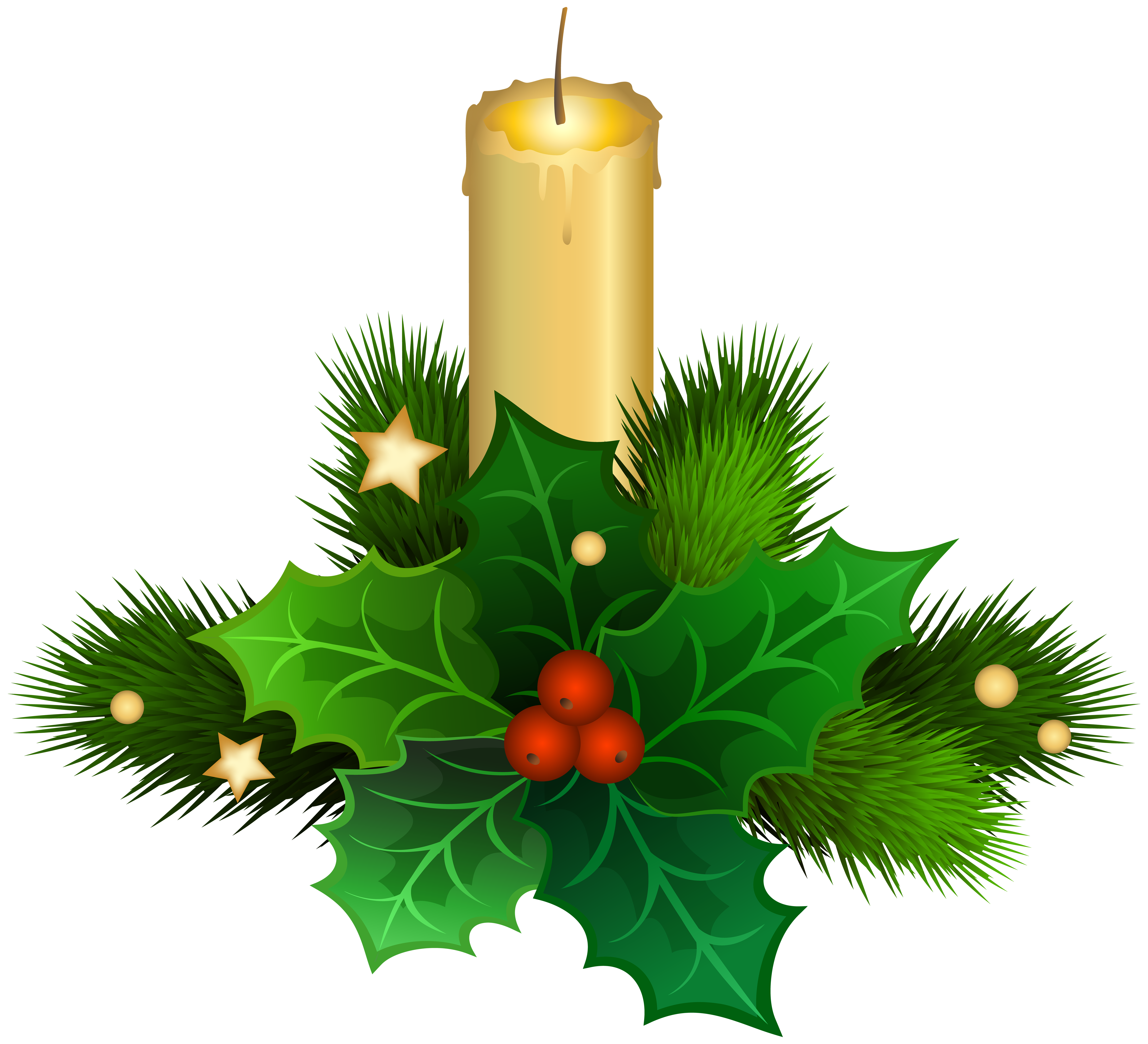 christmas candles clip art