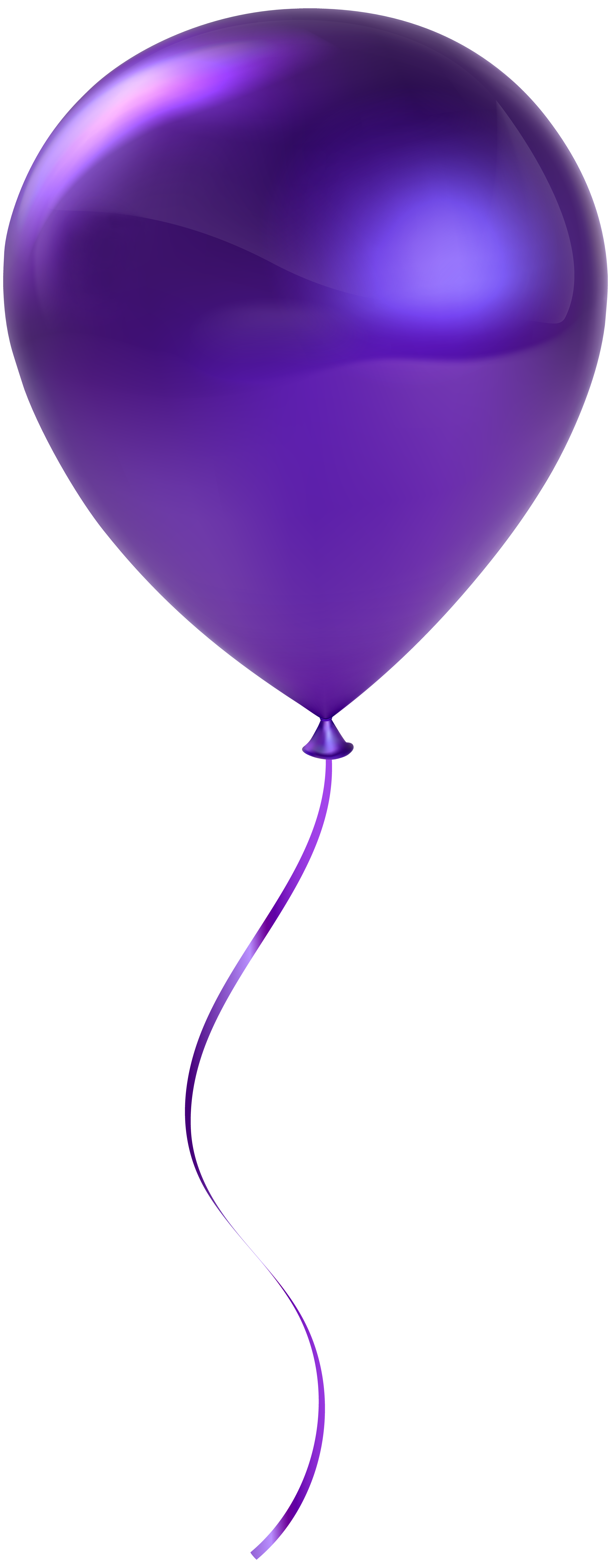 single animated balloons