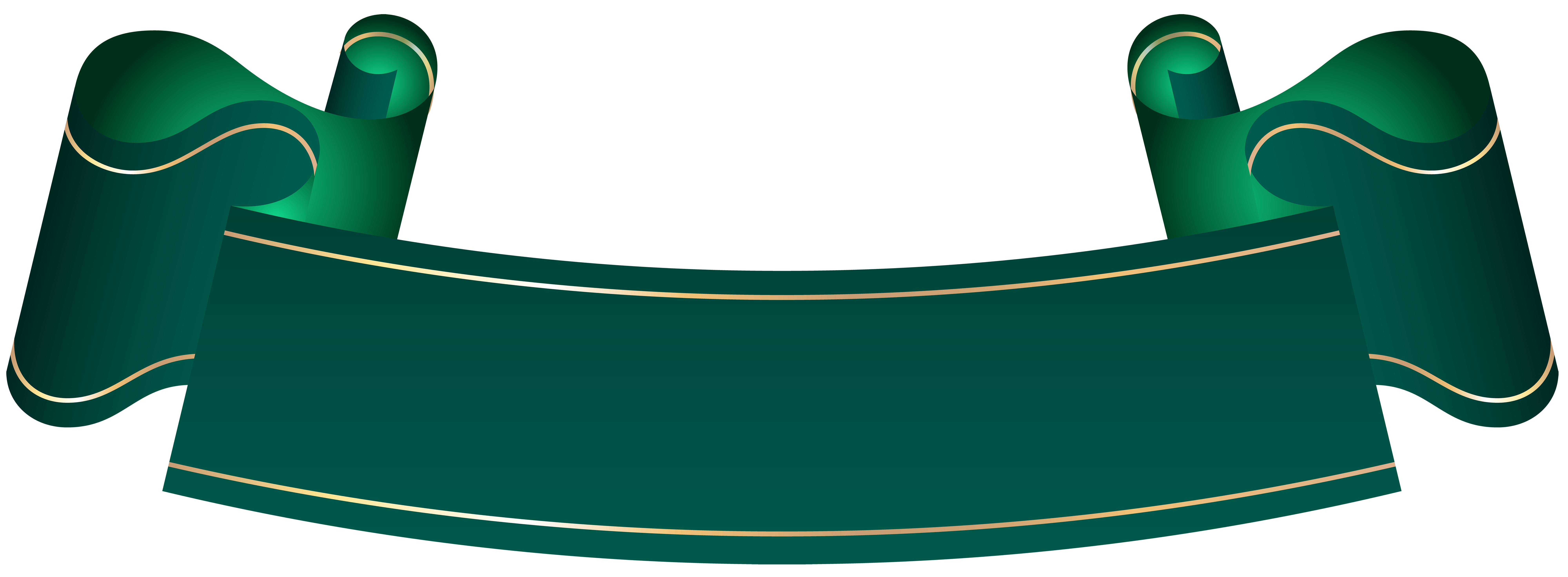 dark green banner