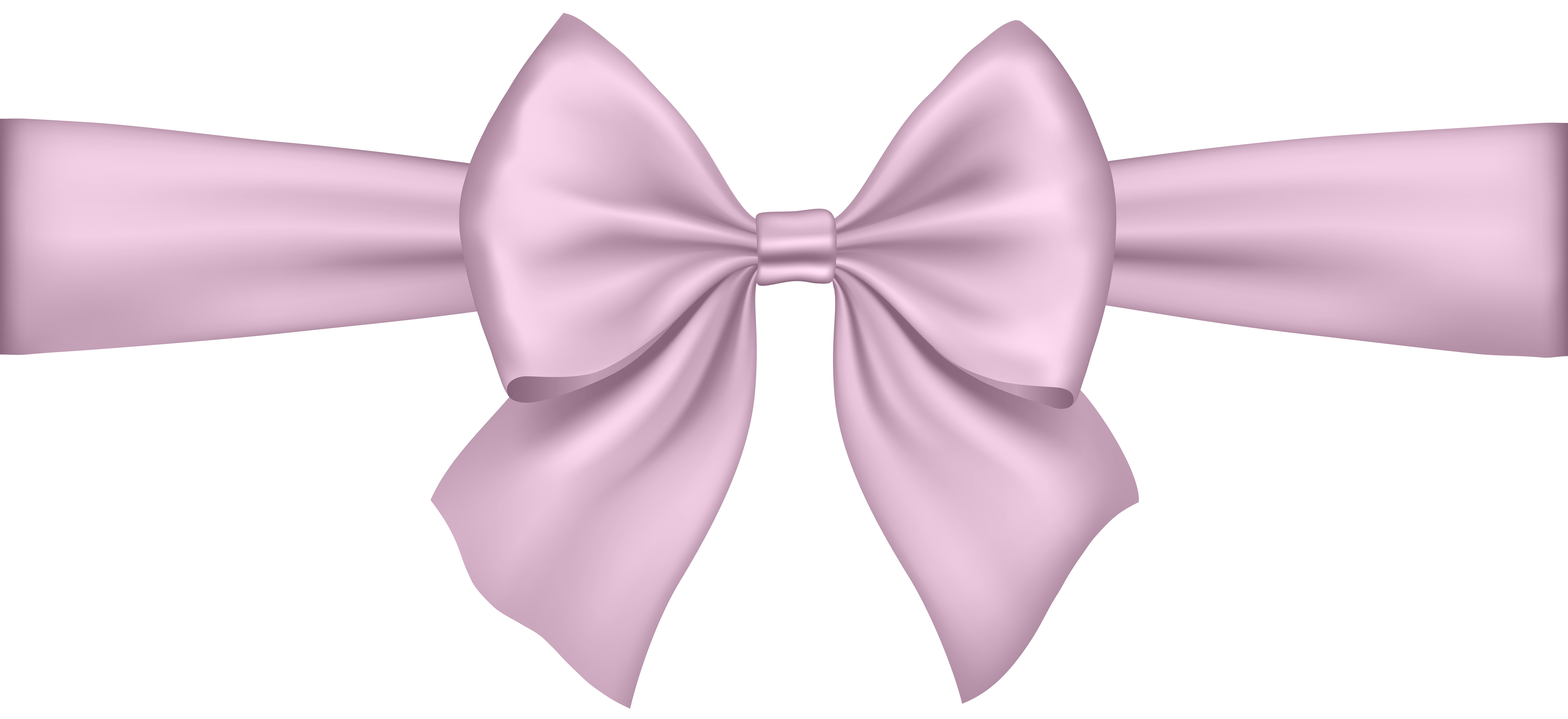 soft pink bow clip art