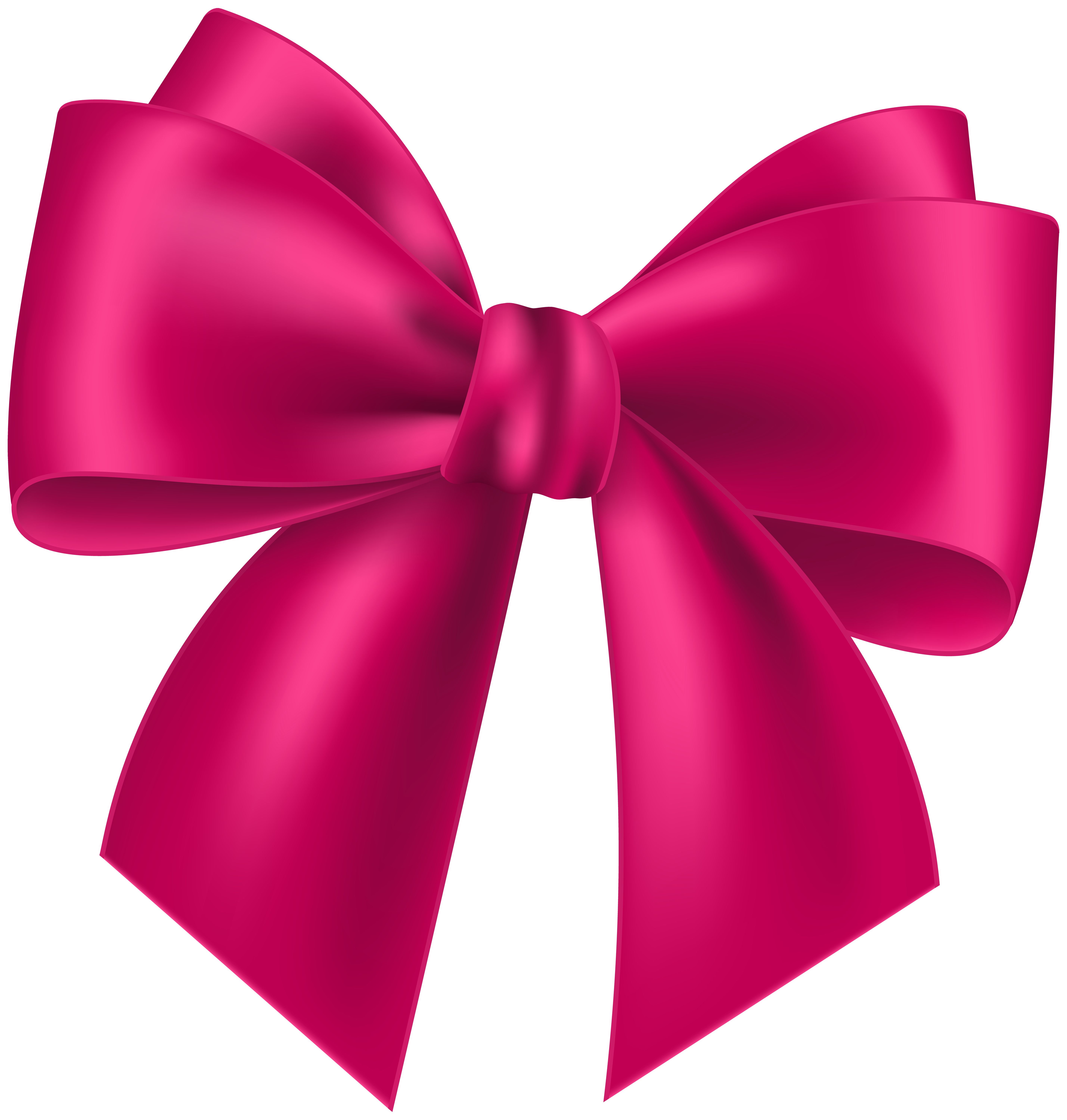 pink ribbon bow transparent background