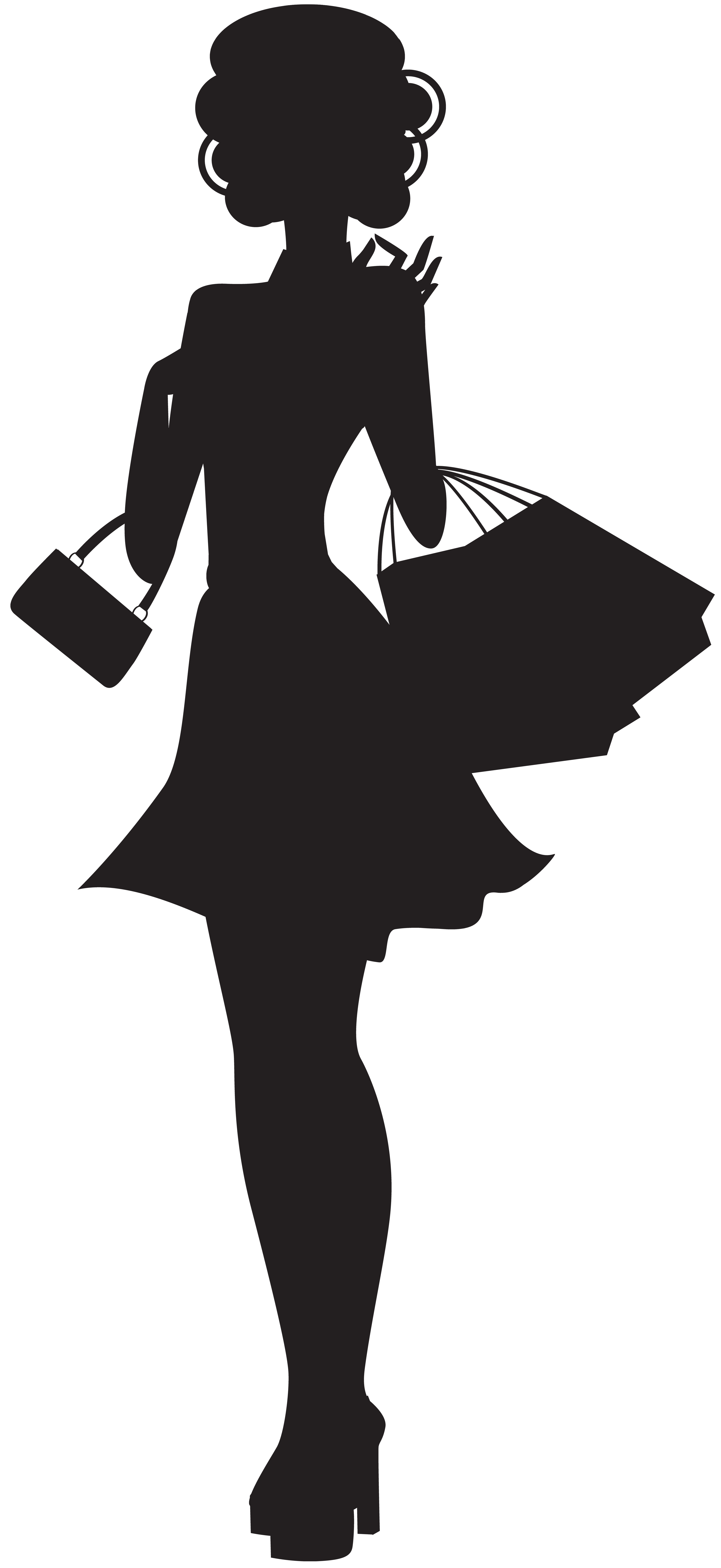 Shopping Woman Silhouette Png Clip Art Gallery Yopriceville High Quality Images And Transparent Png Free Clipart