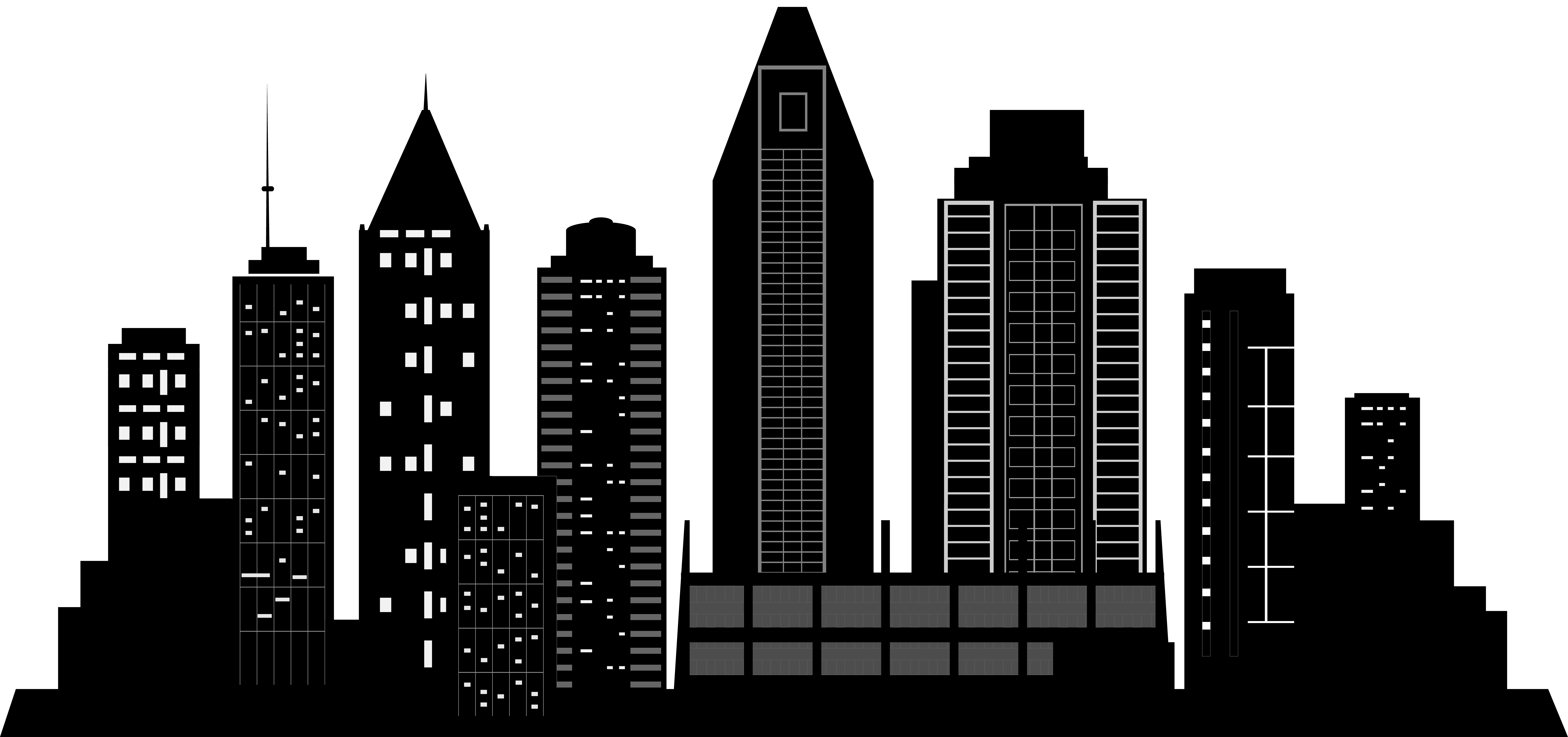 cityscape silhouette png