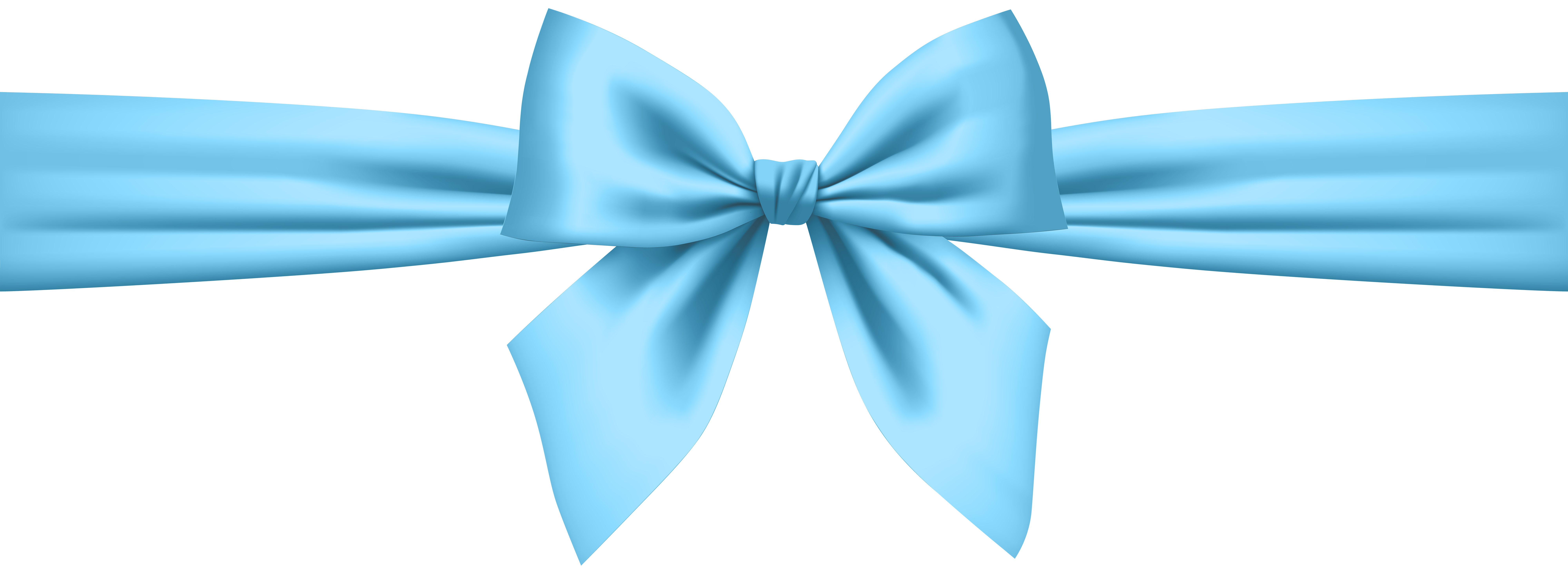 Soft Blue Bow Transparent Png Clip Art