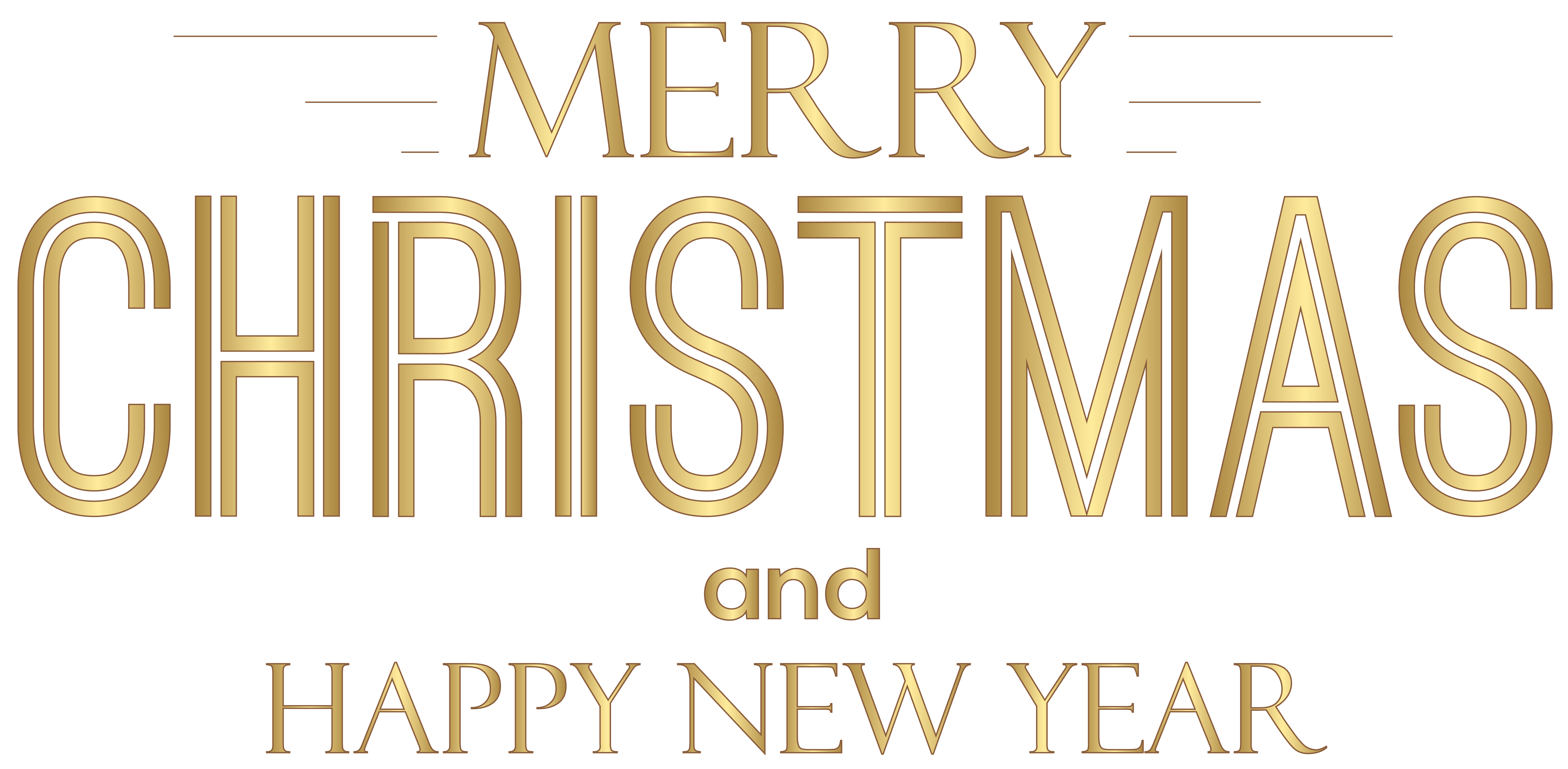 Merry Christmas And Happy New Year Text Png Clip Art Gallery