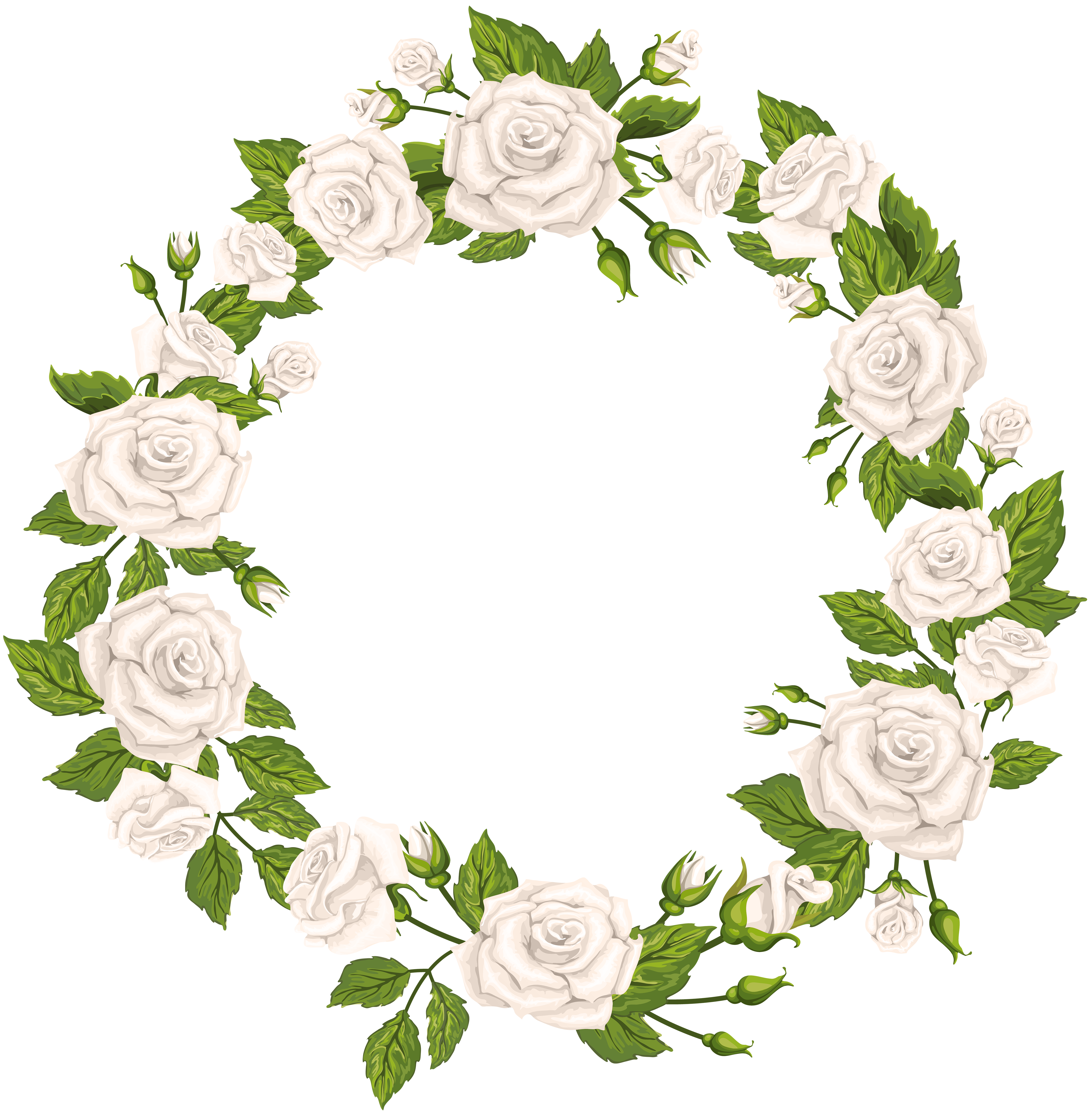 rose border clip art