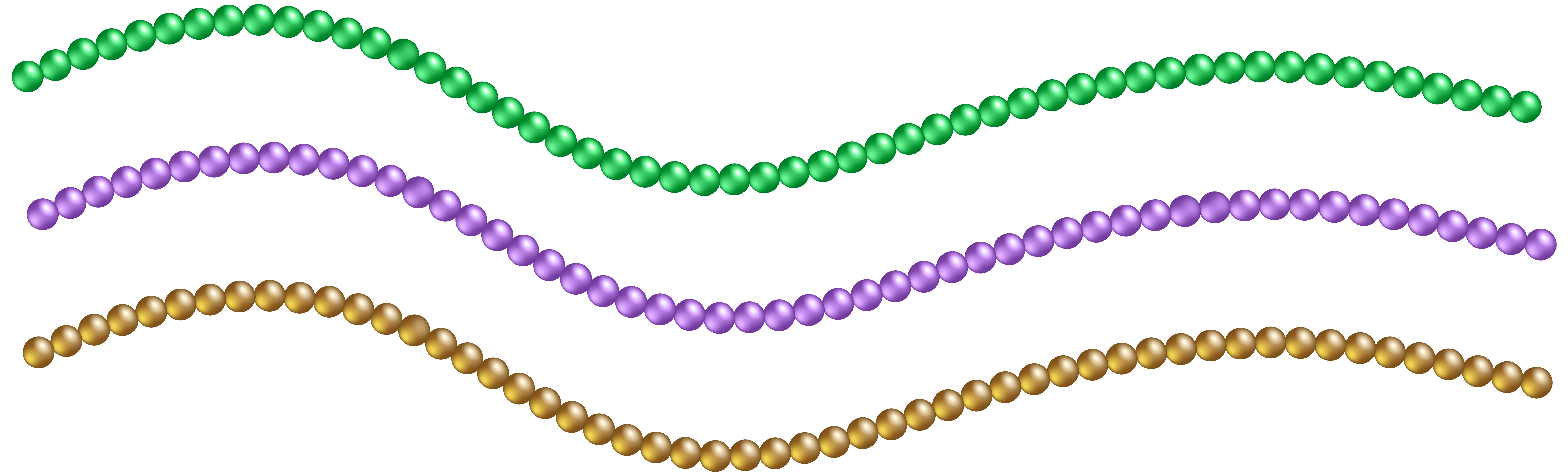 Mardi Gras Beads PNG Transparent Images Free Download, Vector Files