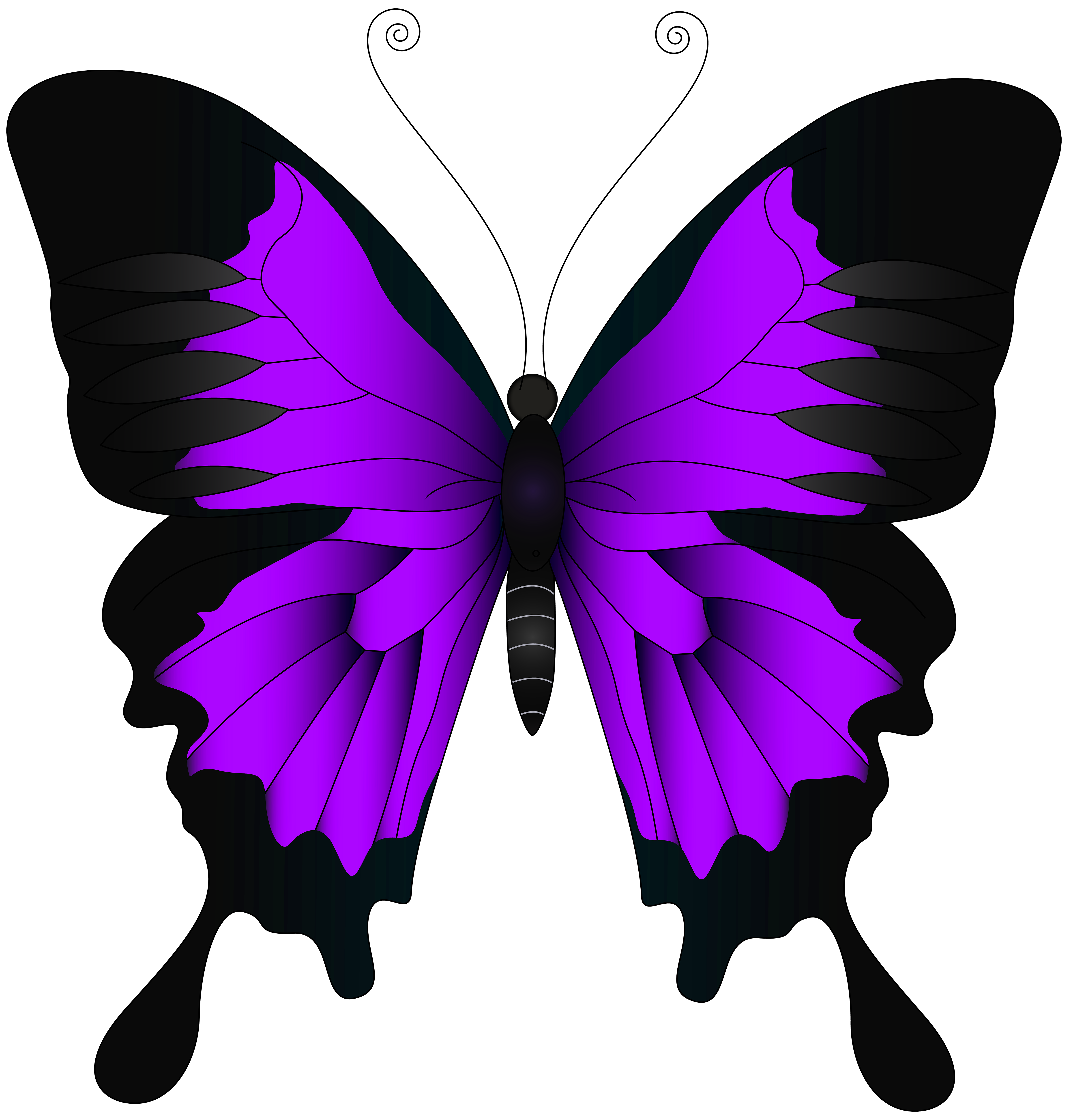 Purple Butterfly PNG Clip Art Image​ | Gallery Yopriceville - High-Quality  Free Images and Transparent PNG Clipart