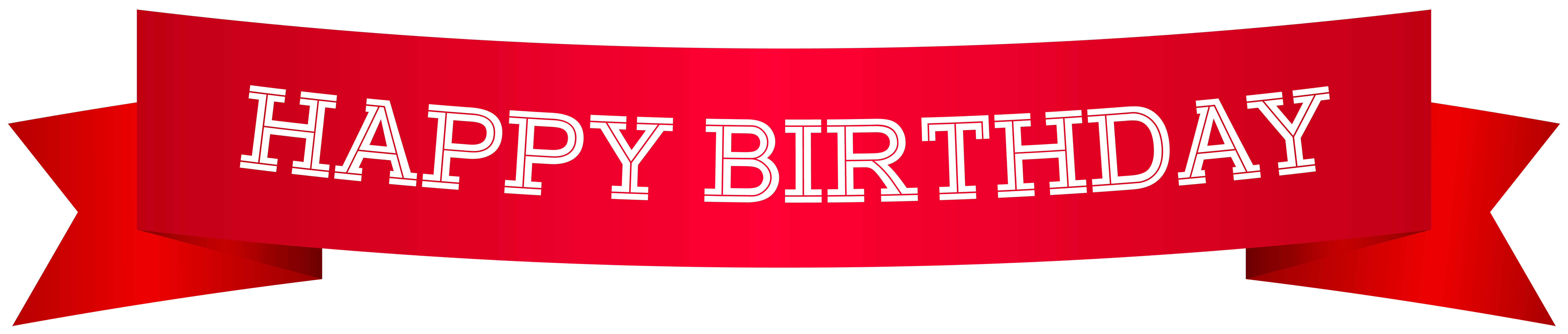 Happy Birthday Banner Red Png Clip Art Image Label Free Transparent PNG 