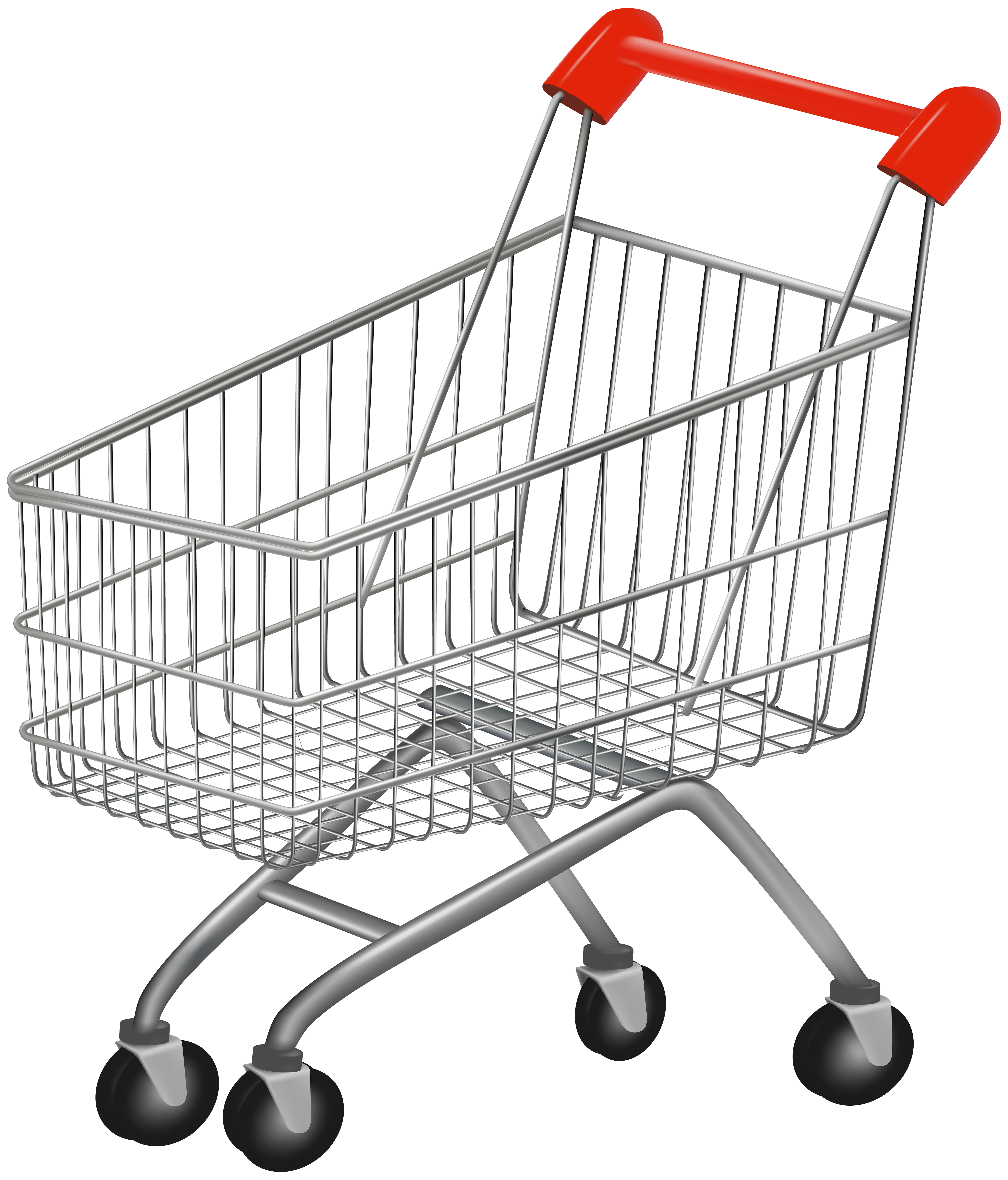 customers shopping carts clip art