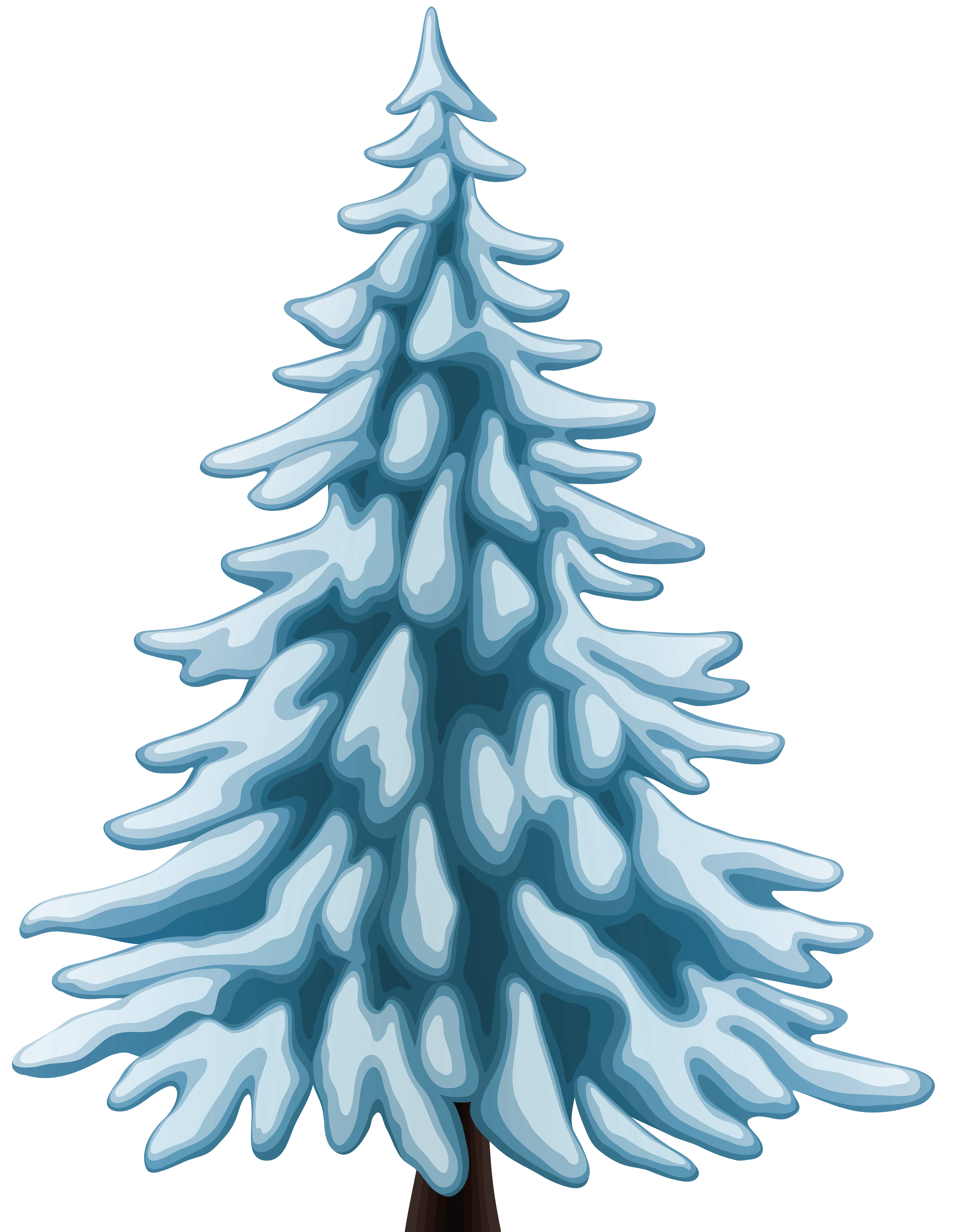 blue christmas tree png