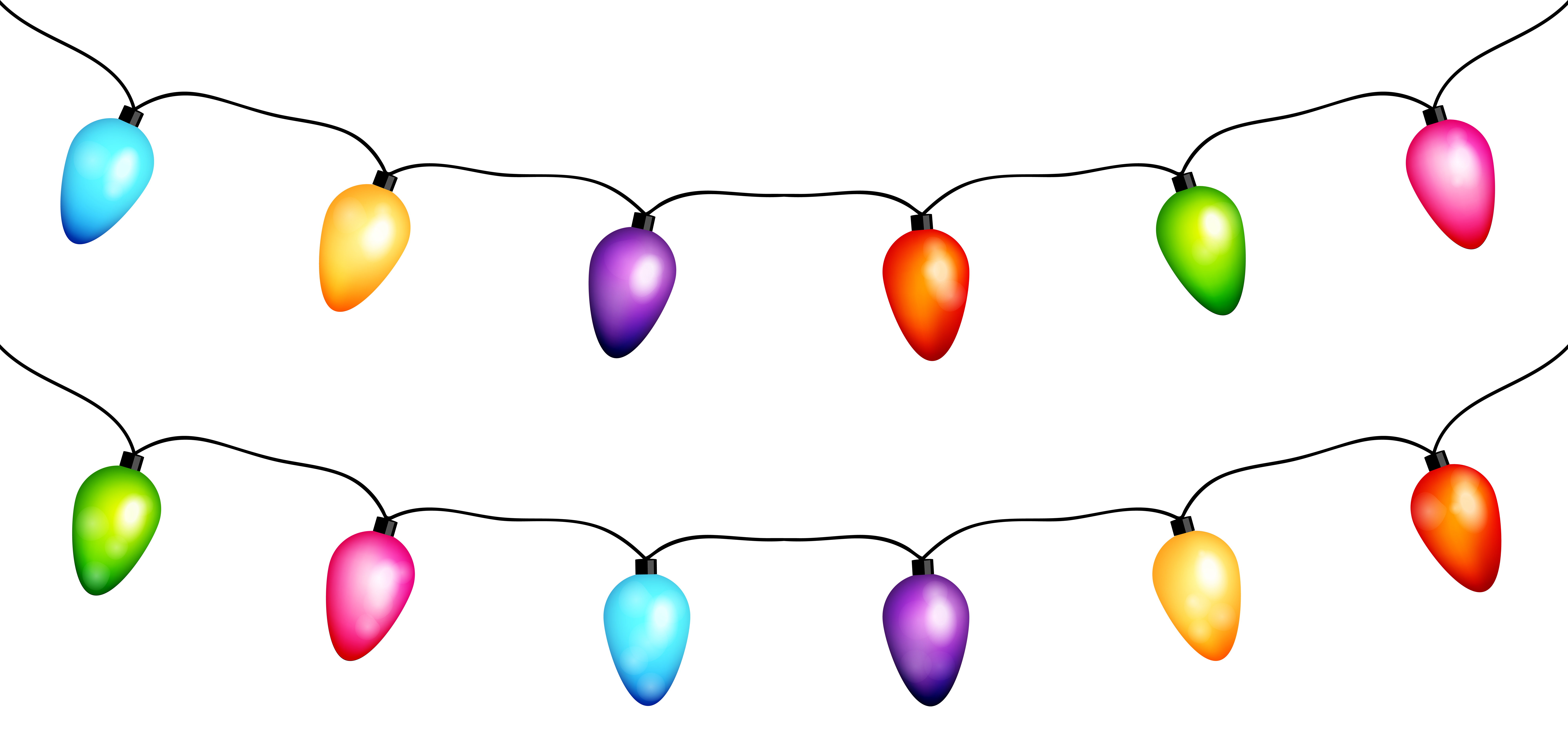 animated christmas lights png