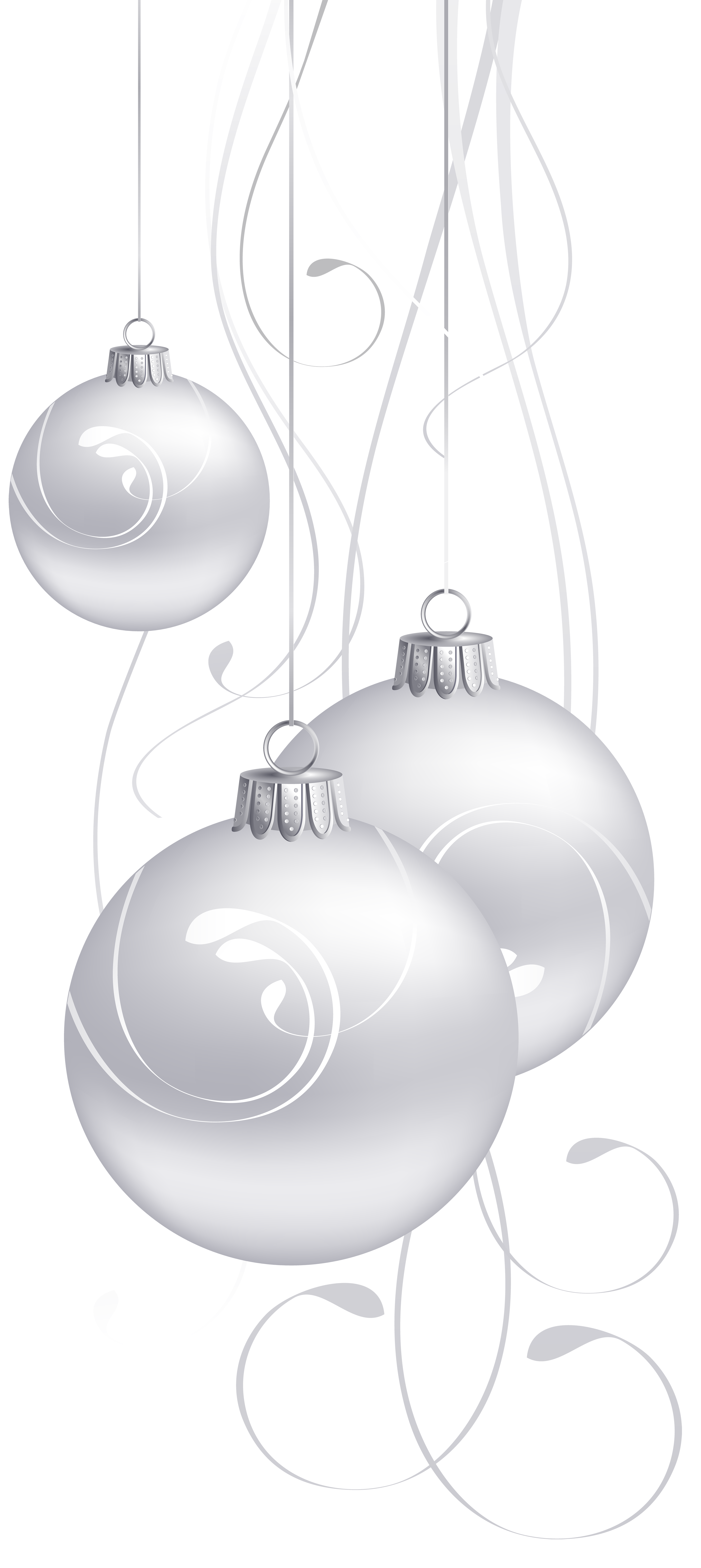 White Christmas Balls Png Clip Art Gallery Yopriceville High Quality Images And Transparent Png Free Clipart